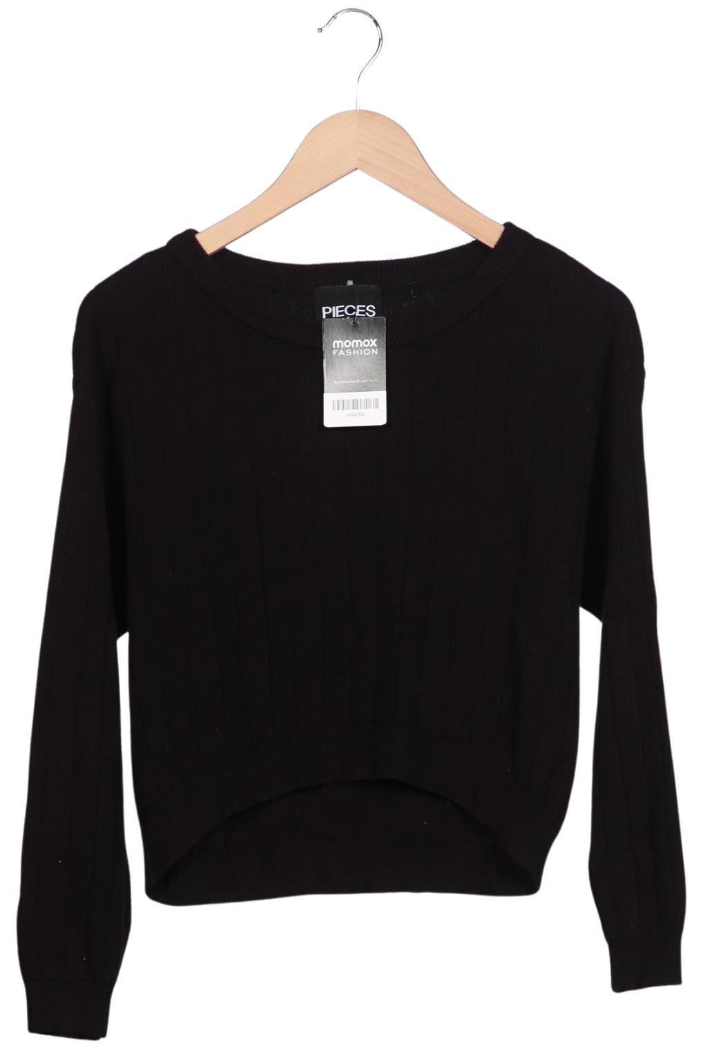 

pieces Damen Pullover, schwarz, Gr. 36