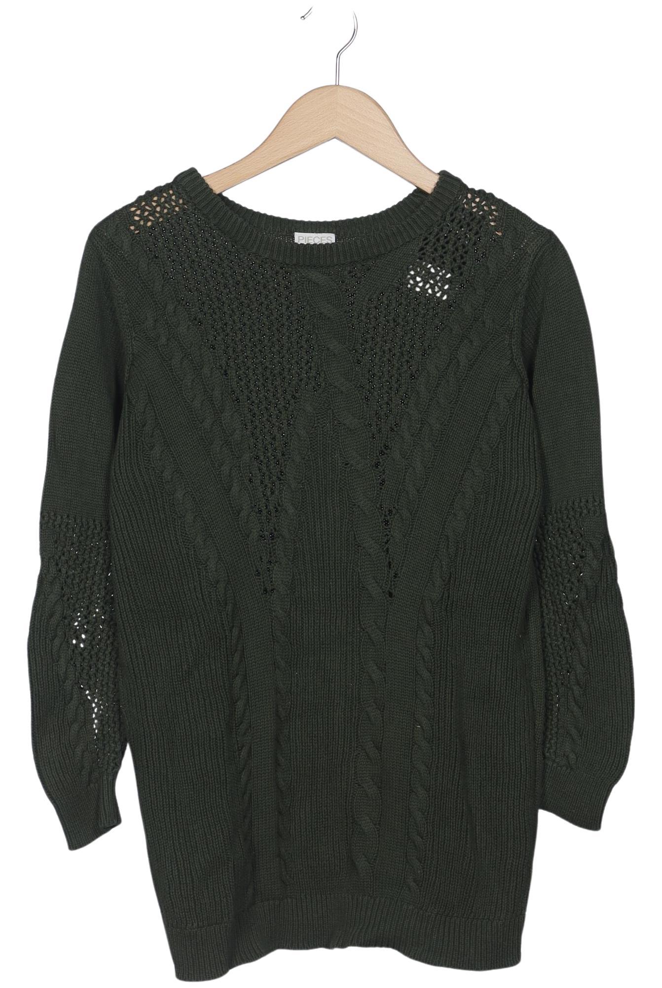 

pieces Damen Pullover, grün, Gr. 38