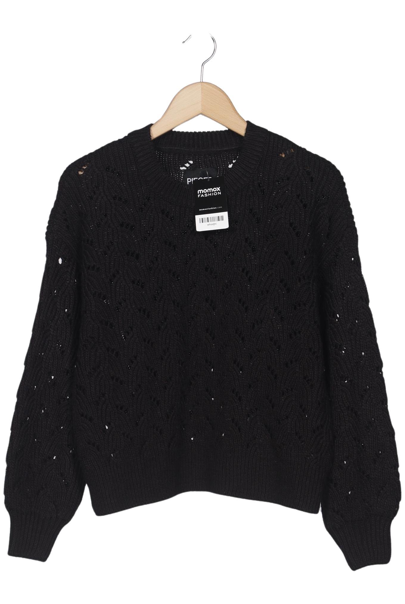 

pieces Damen Pullover, schwarz, Gr. 36