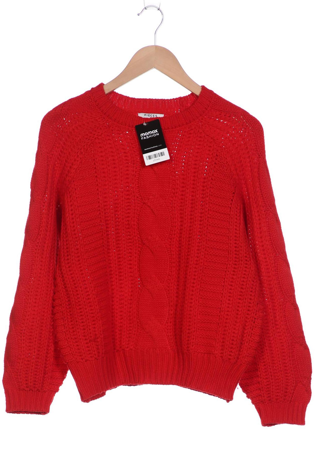 

pieces Damen Pullover, rot, Gr. 38