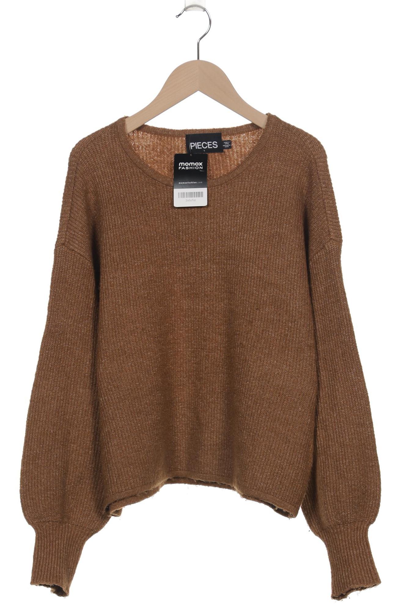 

pieces Damen Pullover, braun, Gr. 42