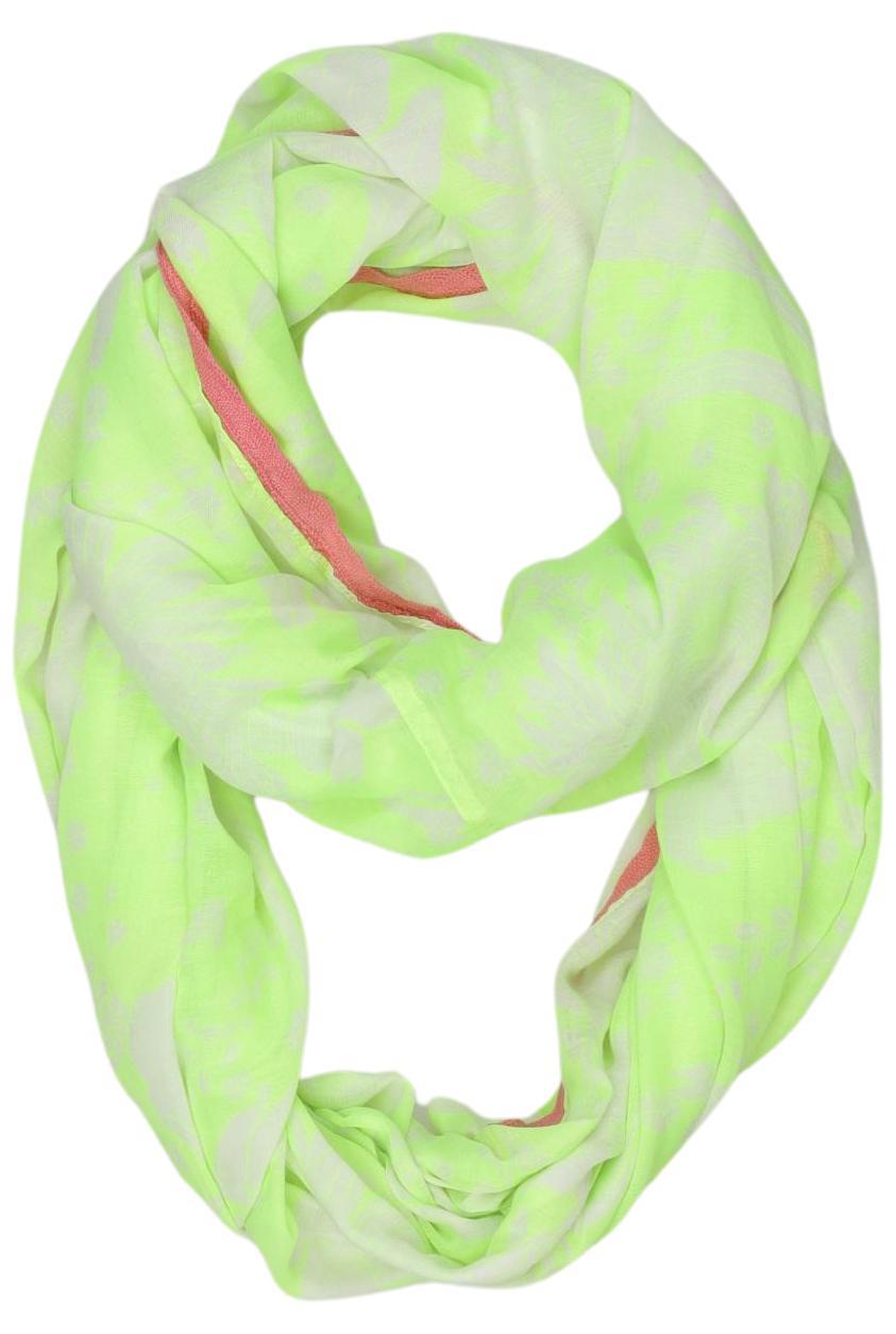 

pieces Damen Schal, neon, Gr.