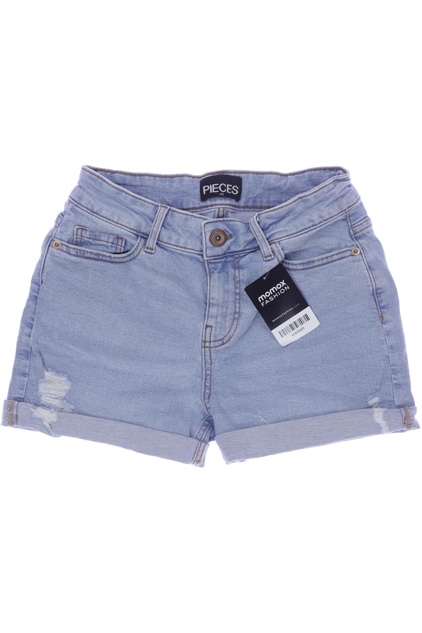 

pieces Damen Shorts, blau, Gr. 34