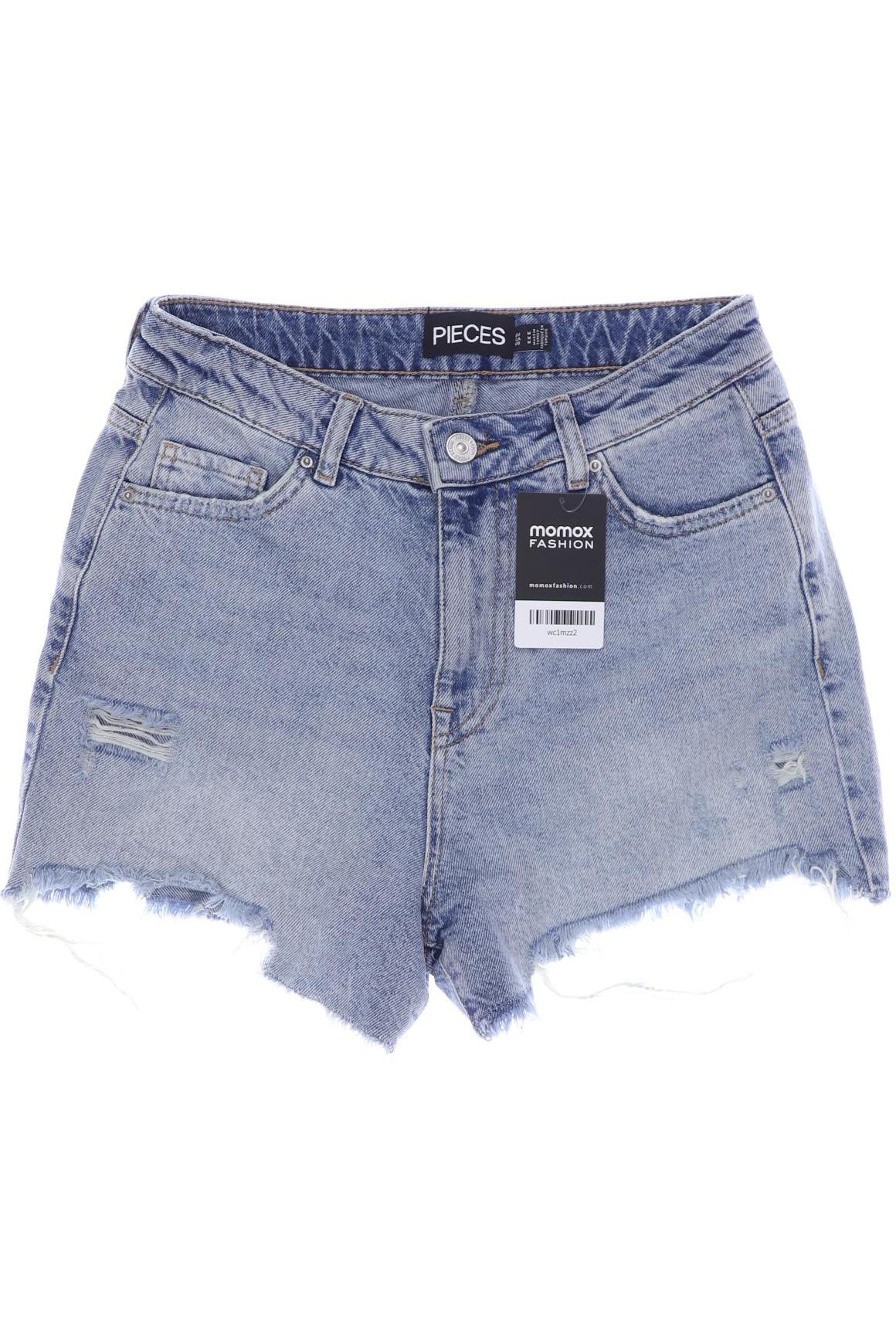 

pieces Damen Shorts, hellblau, Gr. 38