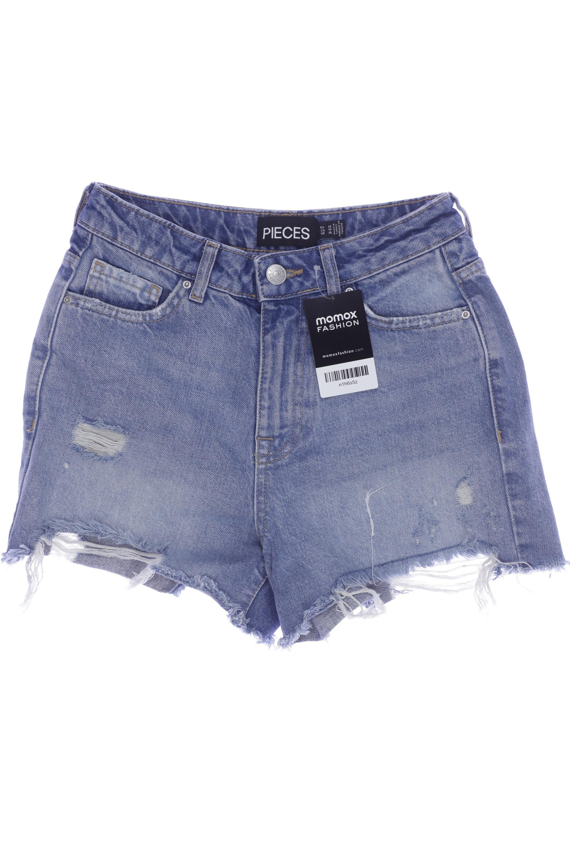 

pieces Damen Shorts, blau, Gr. 34