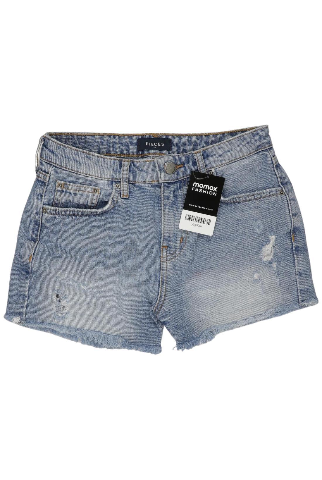 

pieces Damen Shorts, hellblau, Gr. 34