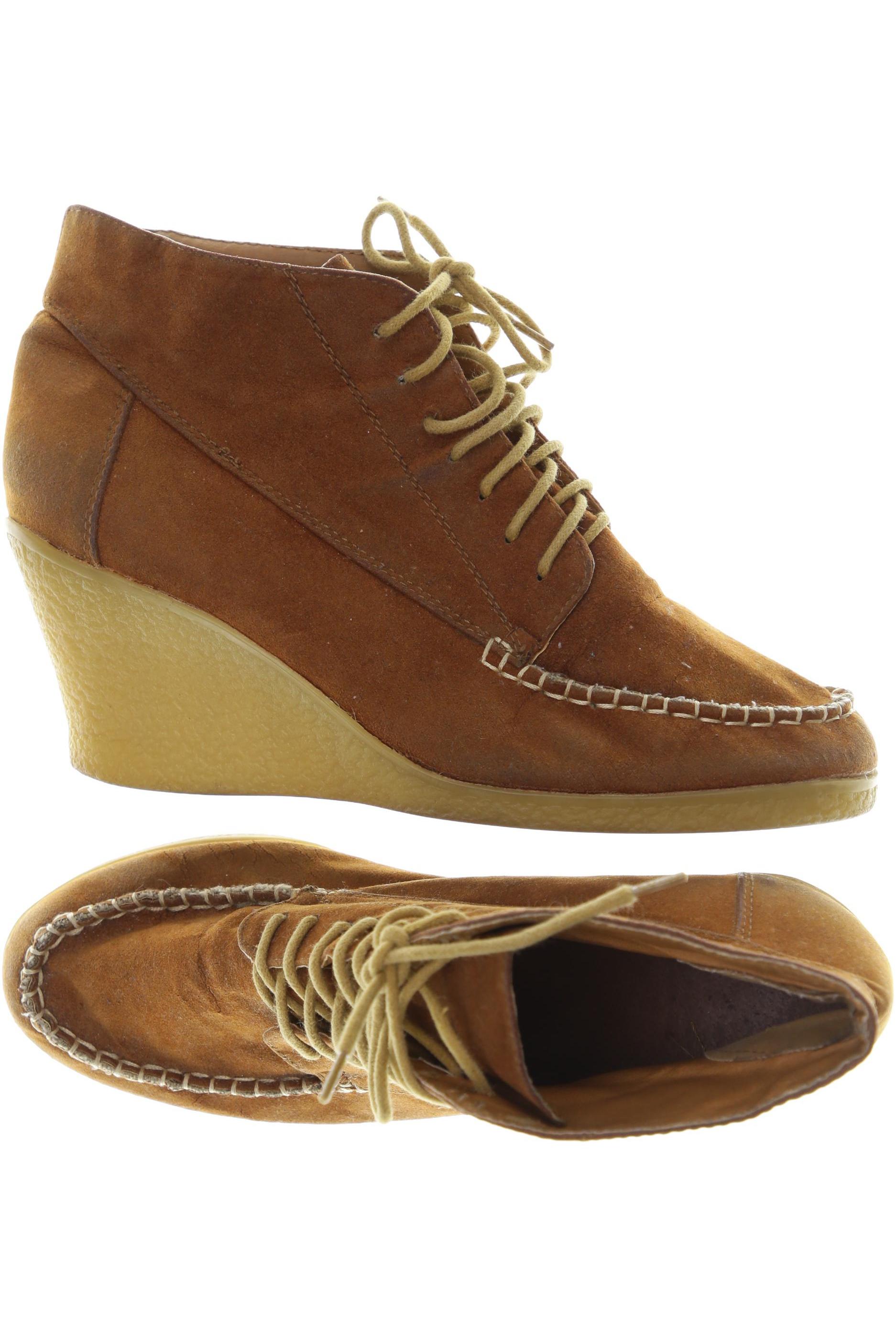 

pieces Damen Stiefelette, braun, Gr. 40