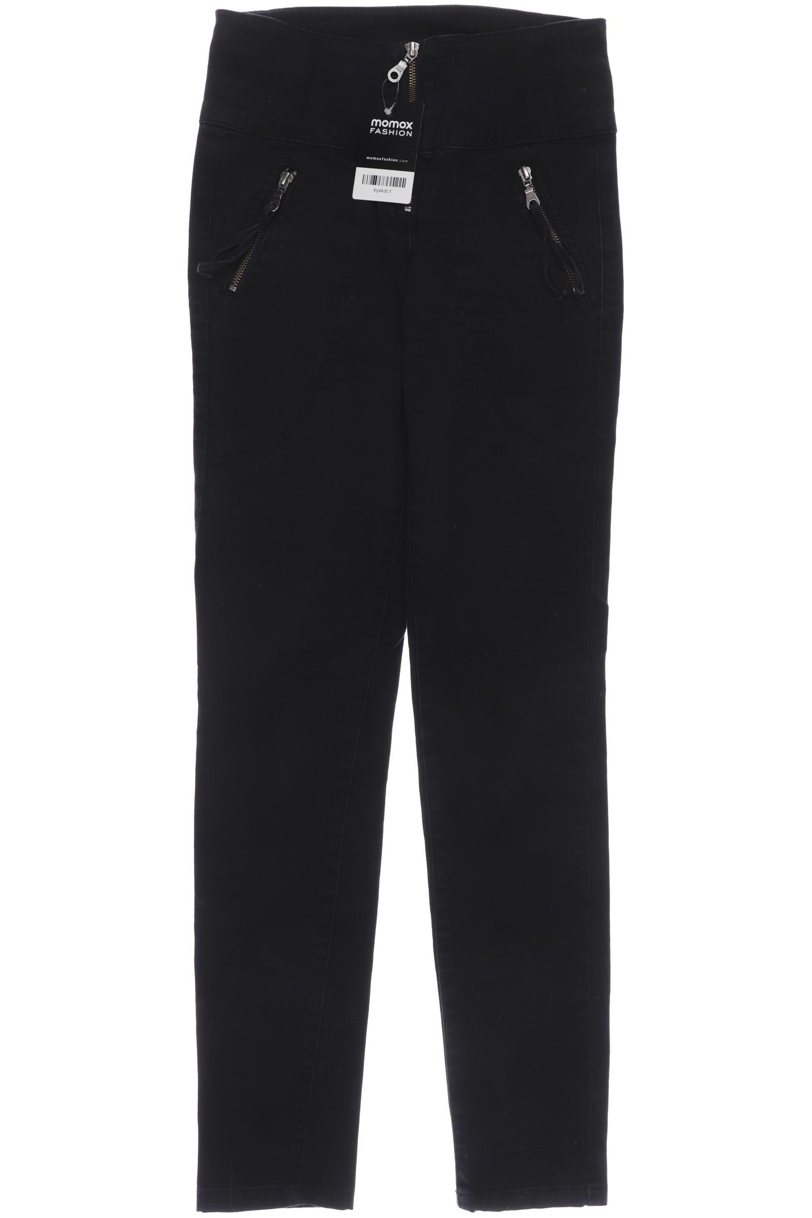 

pieces Damen Stoffhose, schwarz, Gr. 25