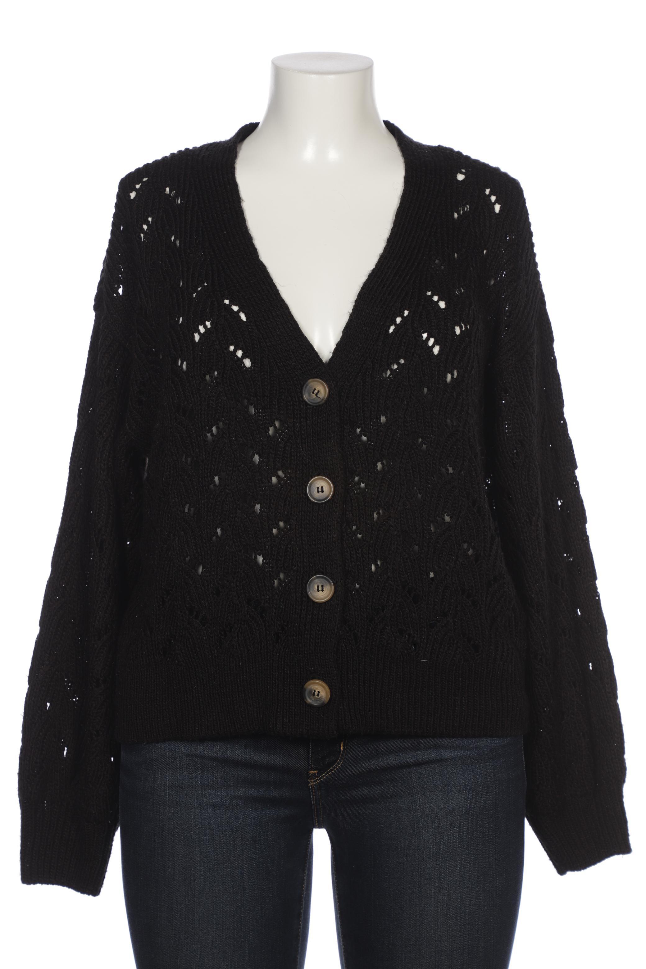 

pieces Damen Strickjacke, schwarz, Gr. 42