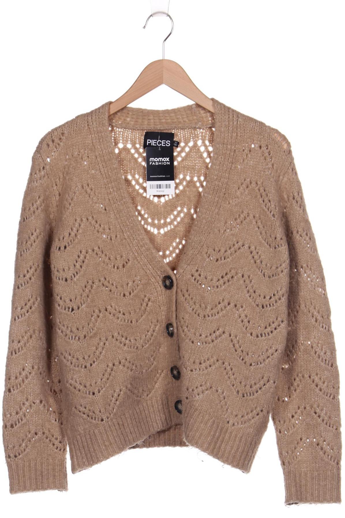 

pieces Damen Strickjacke, beige, Gr. 42