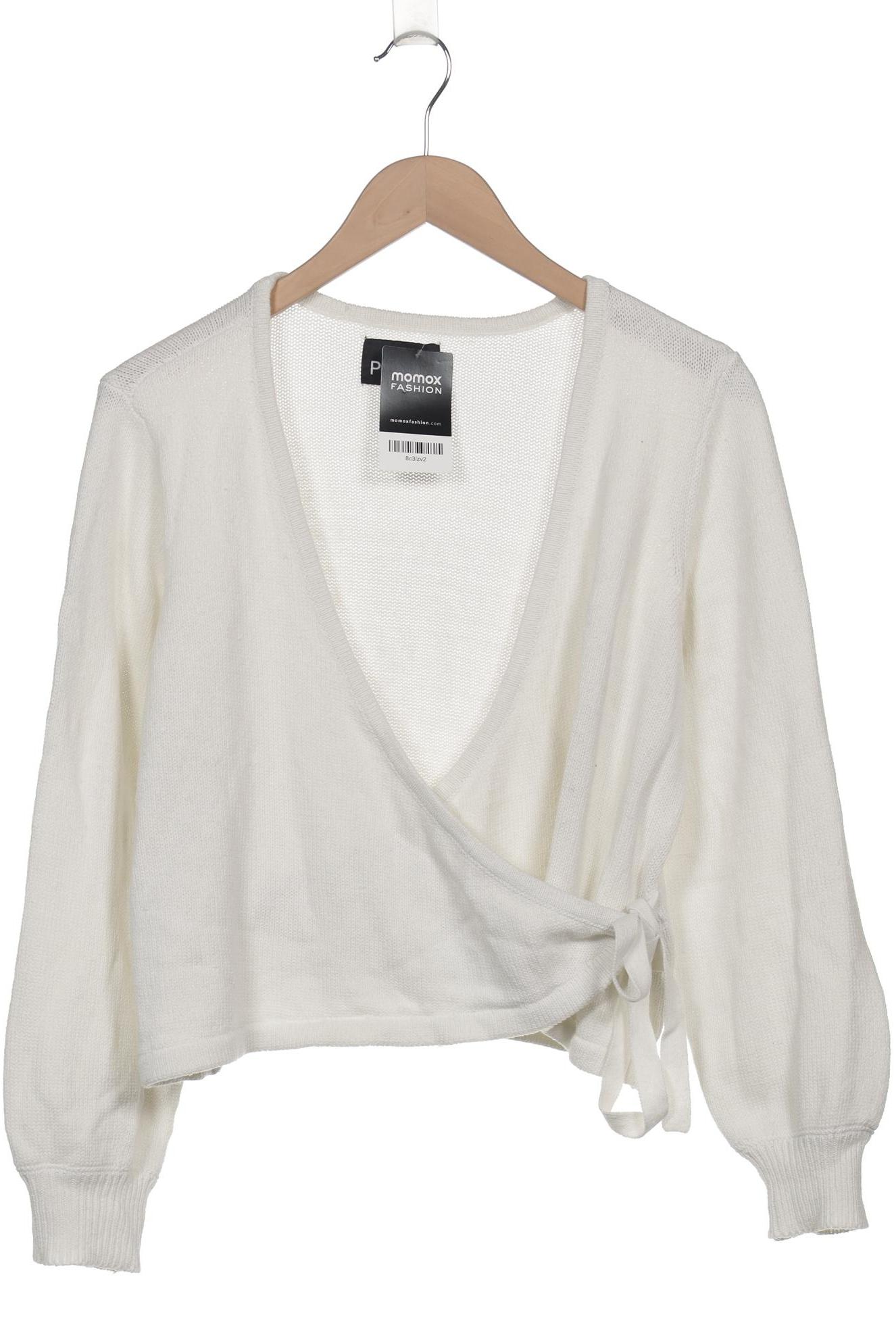 

pieces Damen Strickjacke, weiß, Gr. 38