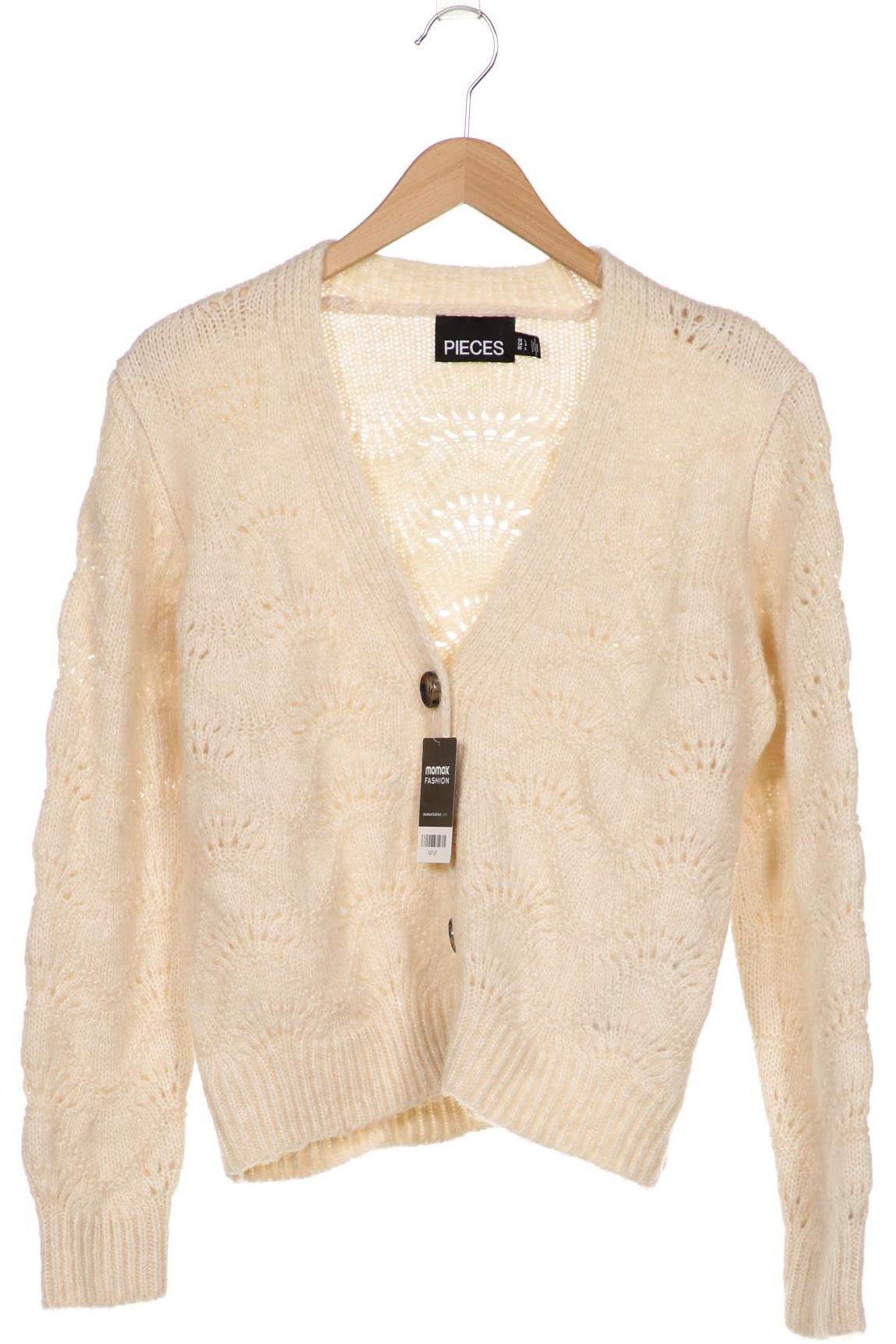 

pieces Damen Strickjacke, cremeweiß