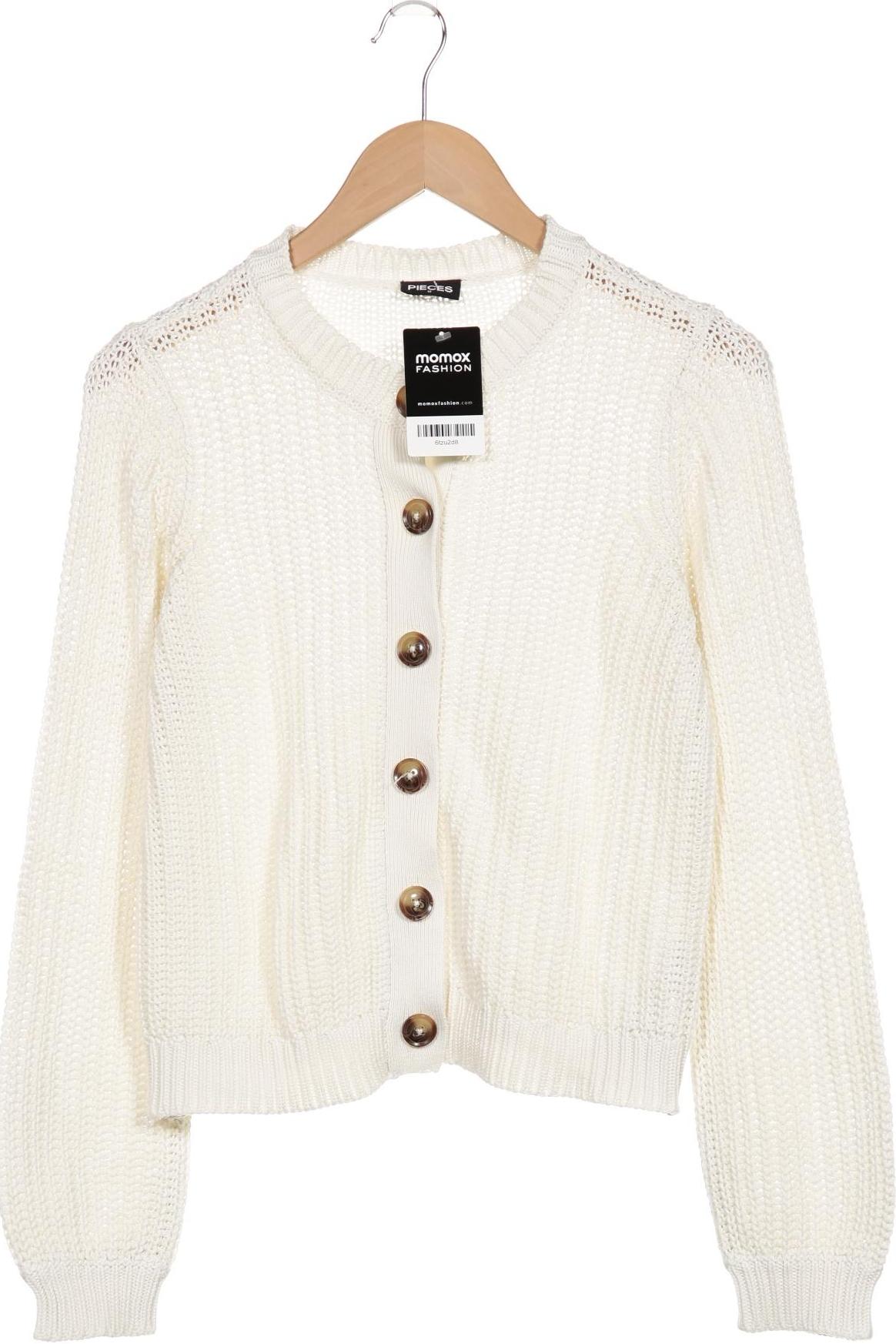 

pieces Damen Strickjacke, cremeweiß, Gr. 38