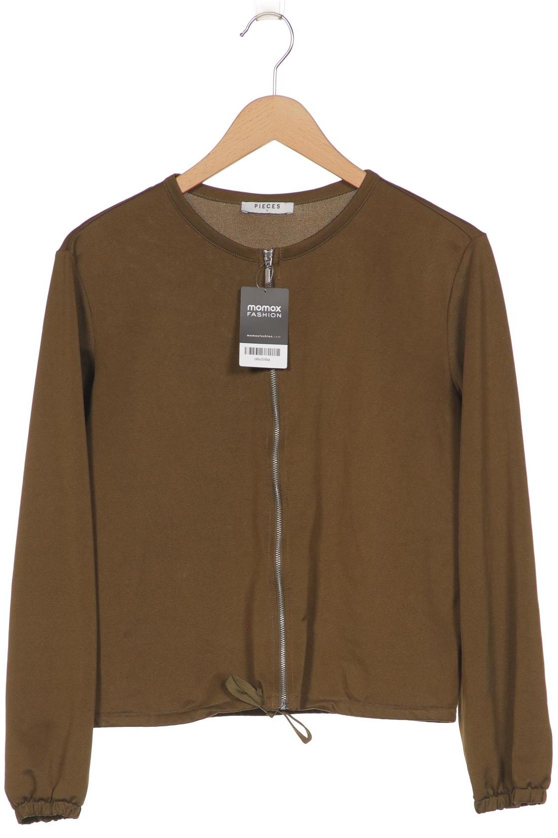 

pieces Damen Strickjacke, grün, Gr. 36