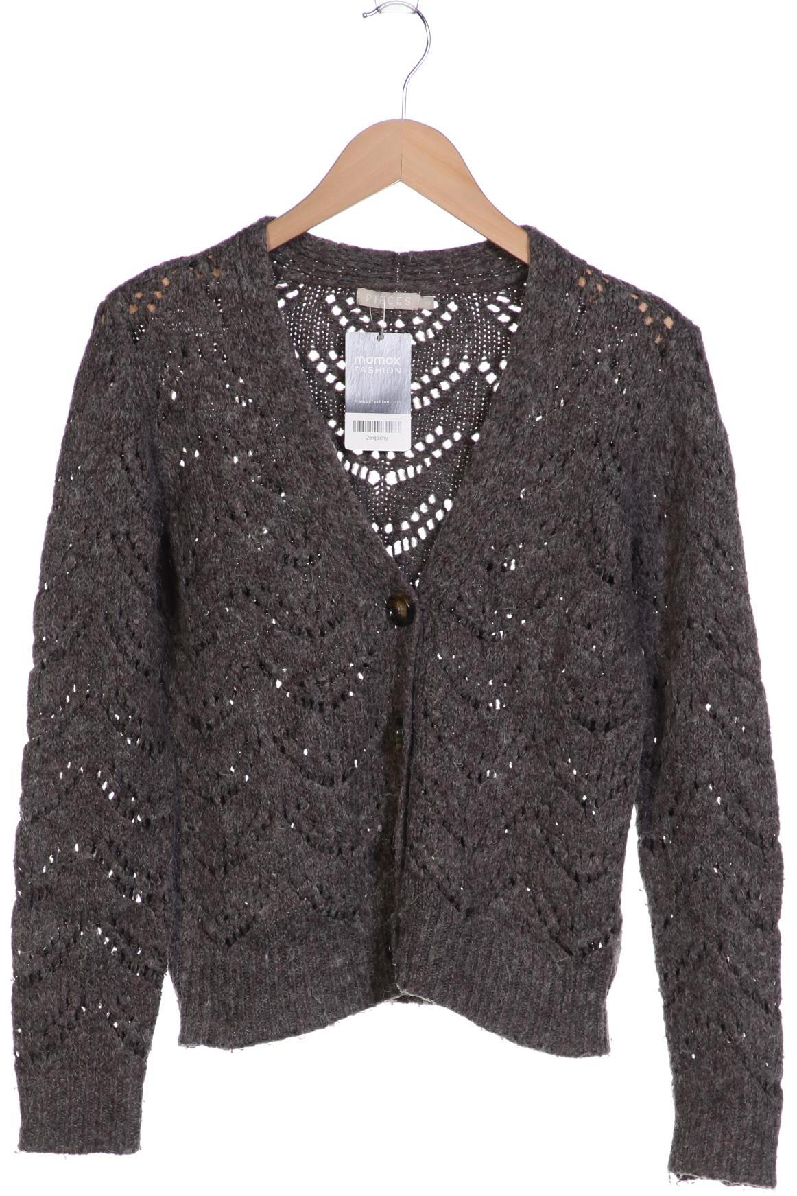 

pieces Damen Strickjacke, grau