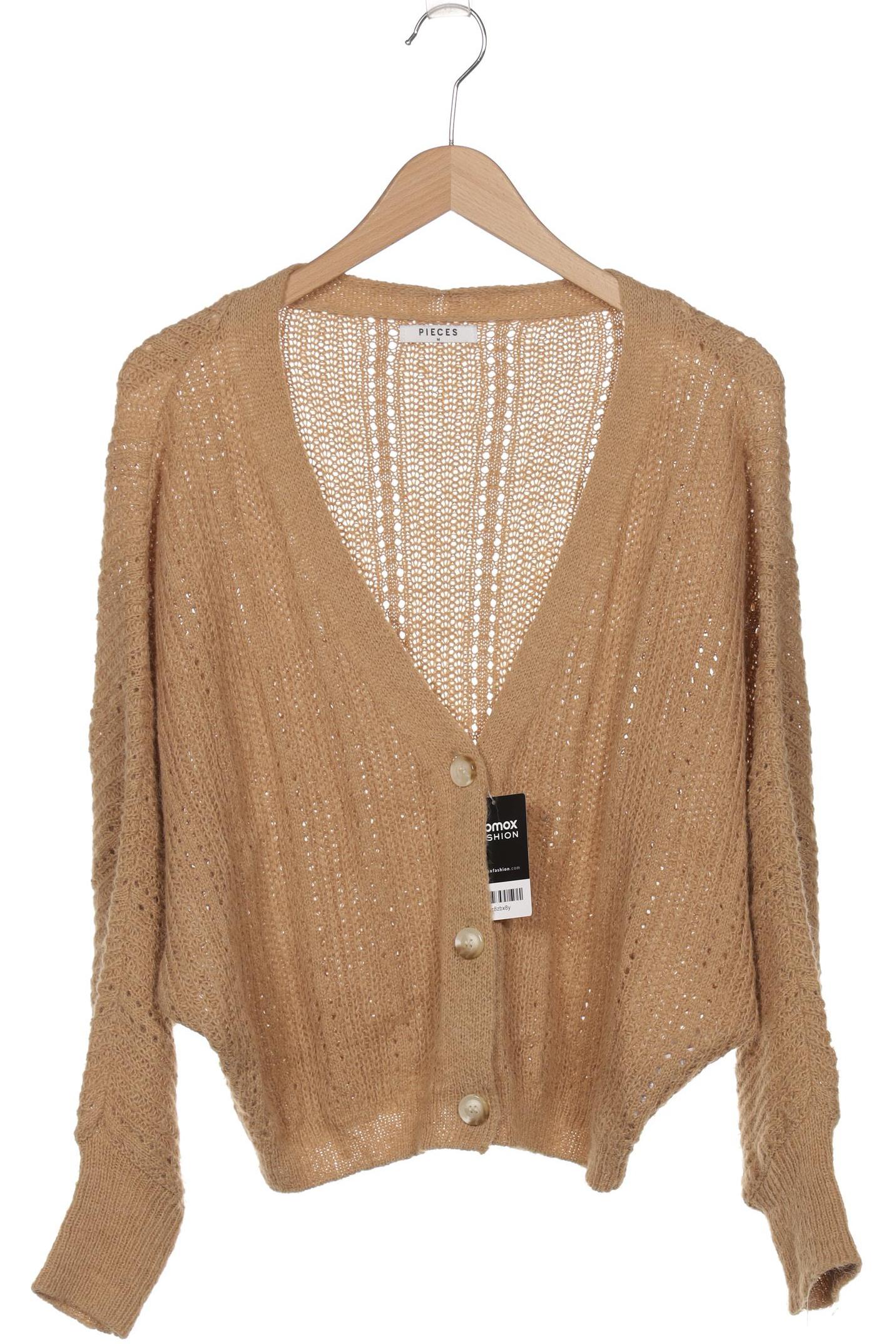 

pieces Damen Strickjacke, beige, Gr. 38
