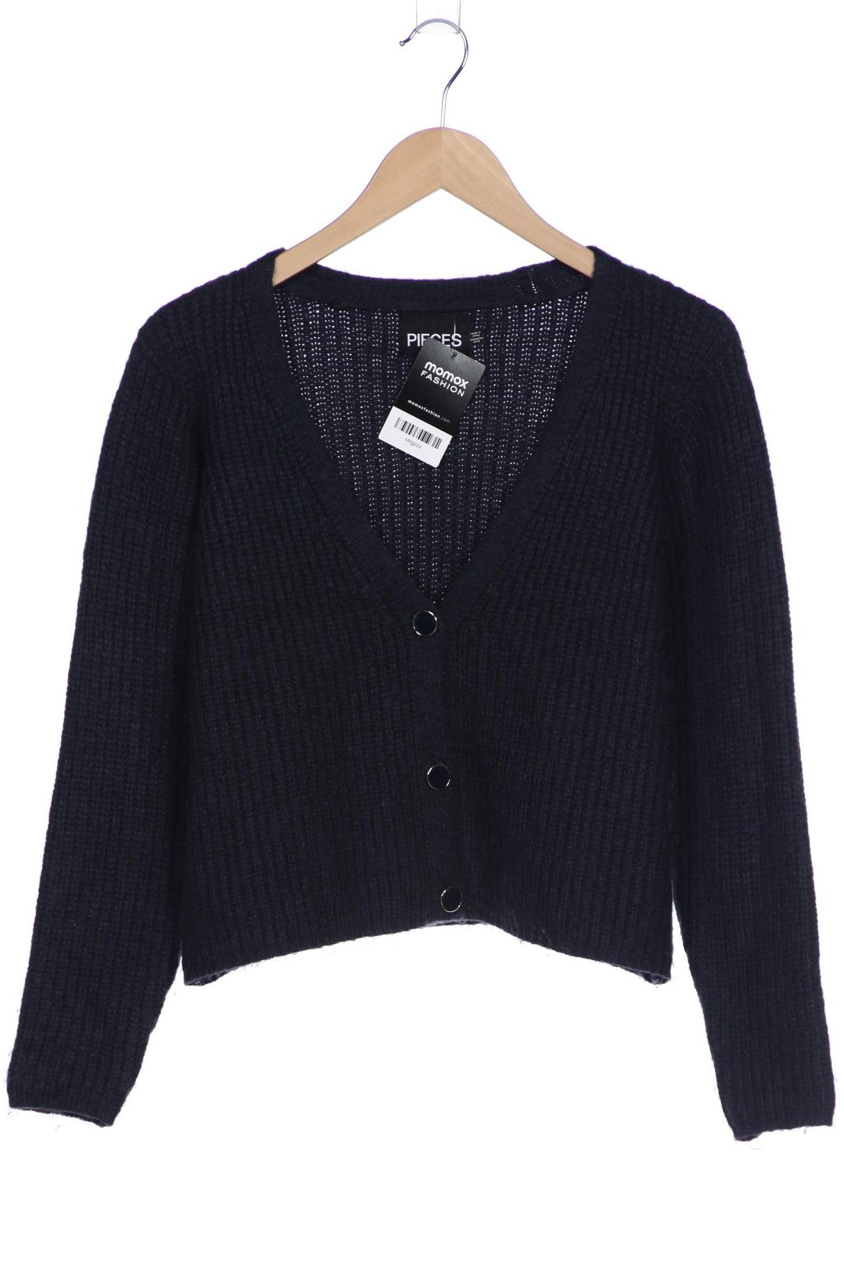 

pieces Damen Strickjacke, marineblau, Gr. 44