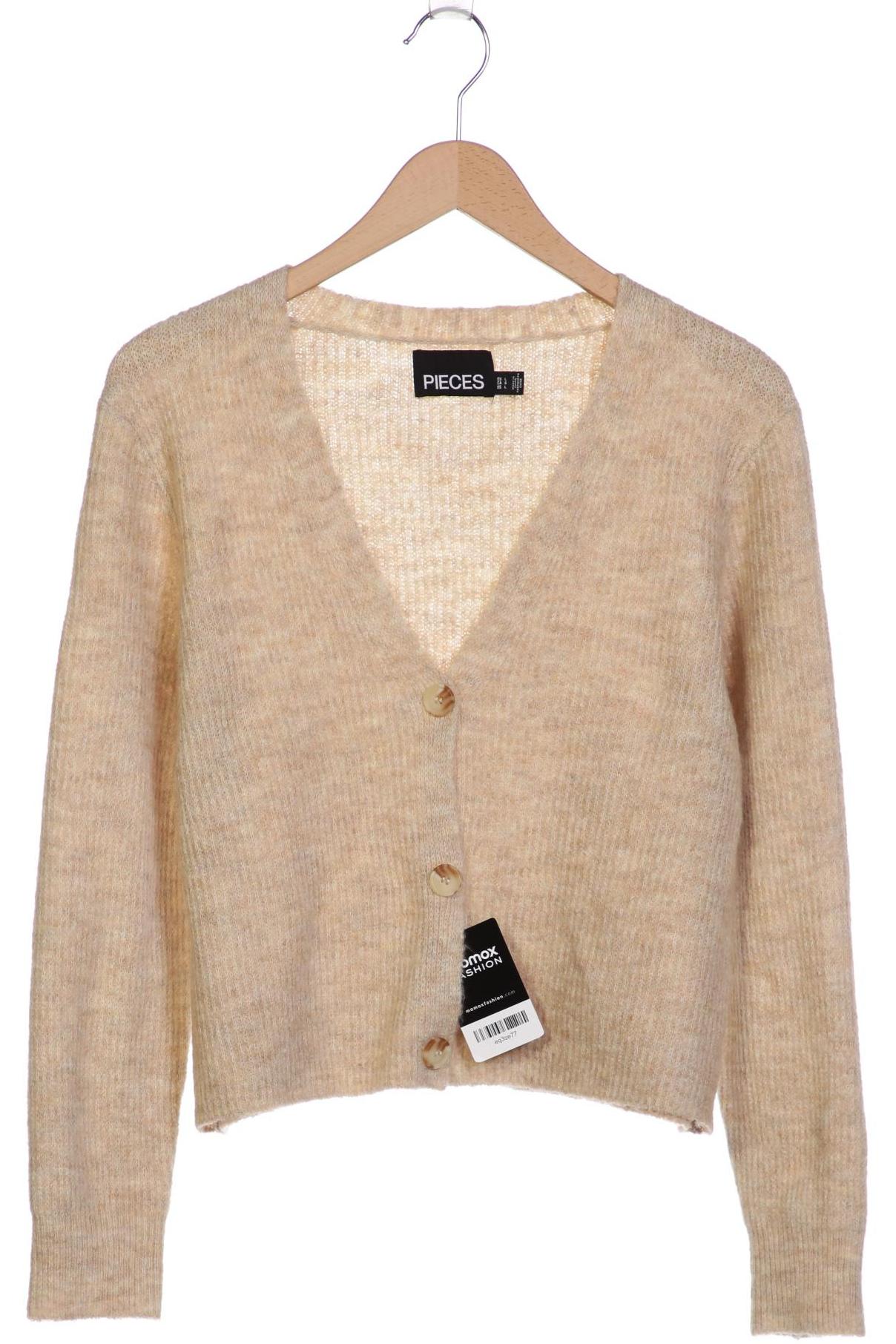 

pieces Damen Strickjacke, beige, Gr. 42