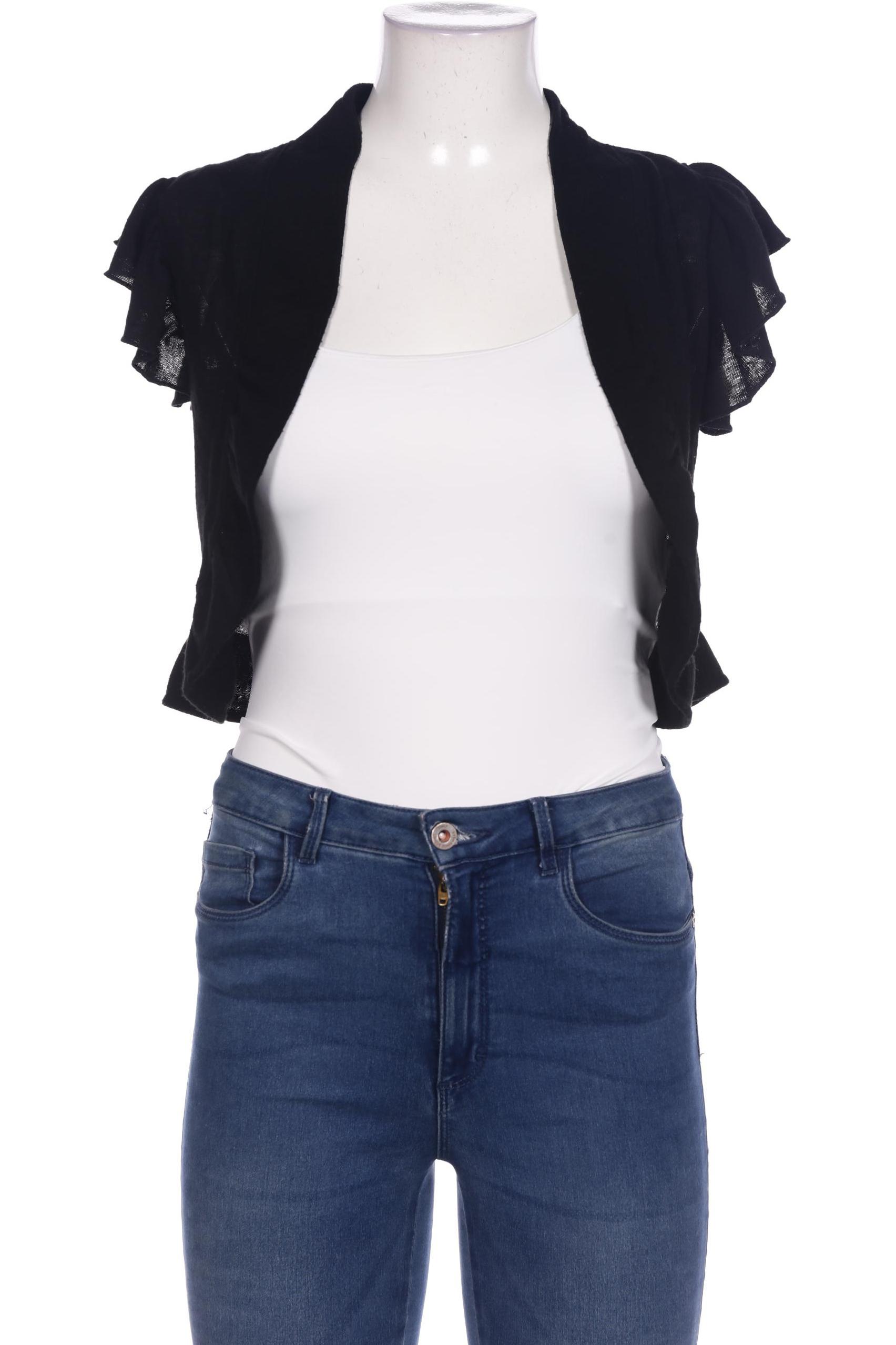 

pieces Damen Strickjacke, schwarz, Gr. 38