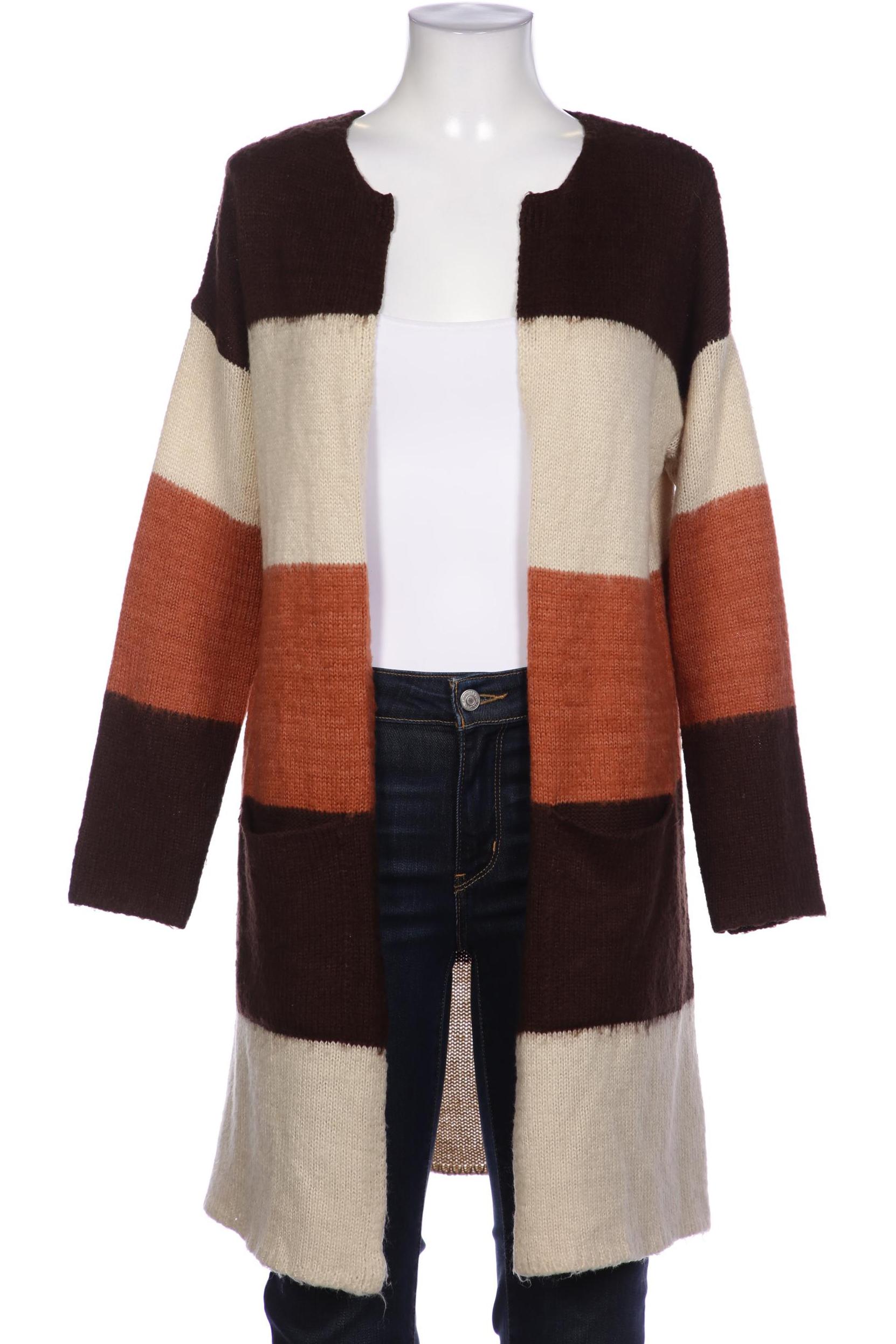 

pieces Damen Strickjacke, braun, Gr. 38