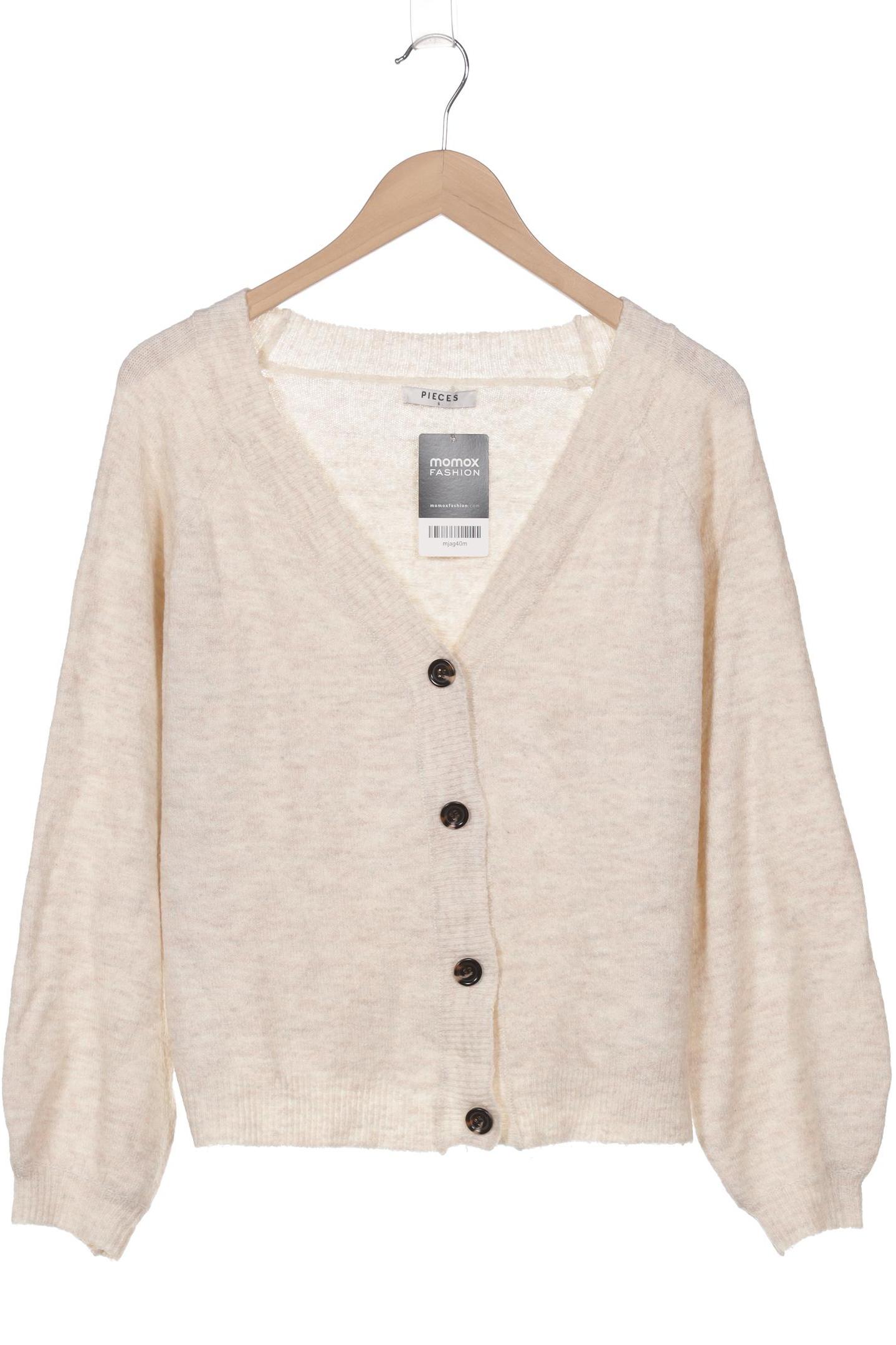

pieces Damen Strickjacke, beige, Gr. 36