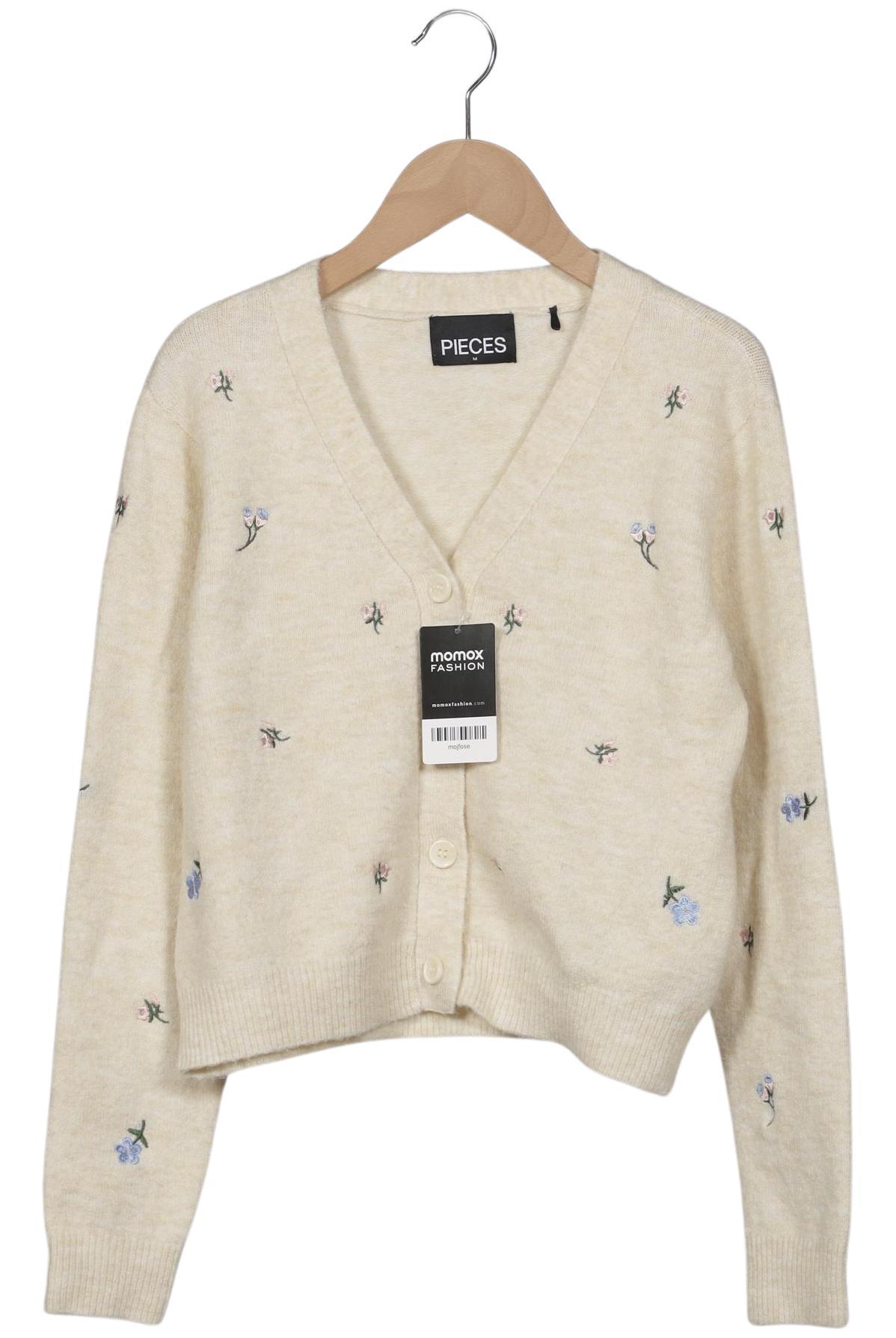 

pieces Damen Strickjacke, cremeweiß, Gr. 38