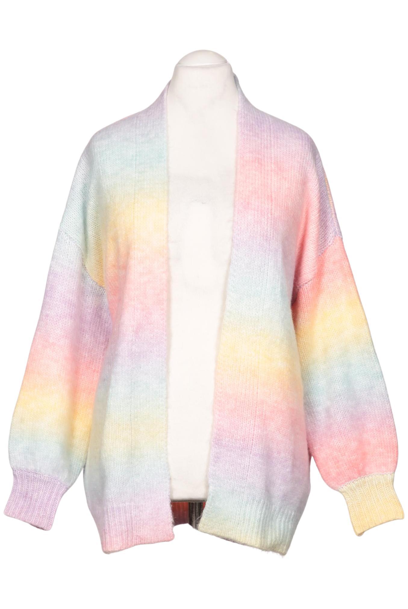 

pieces Damen Strickjacke, mehrfarbig, Gr. 38