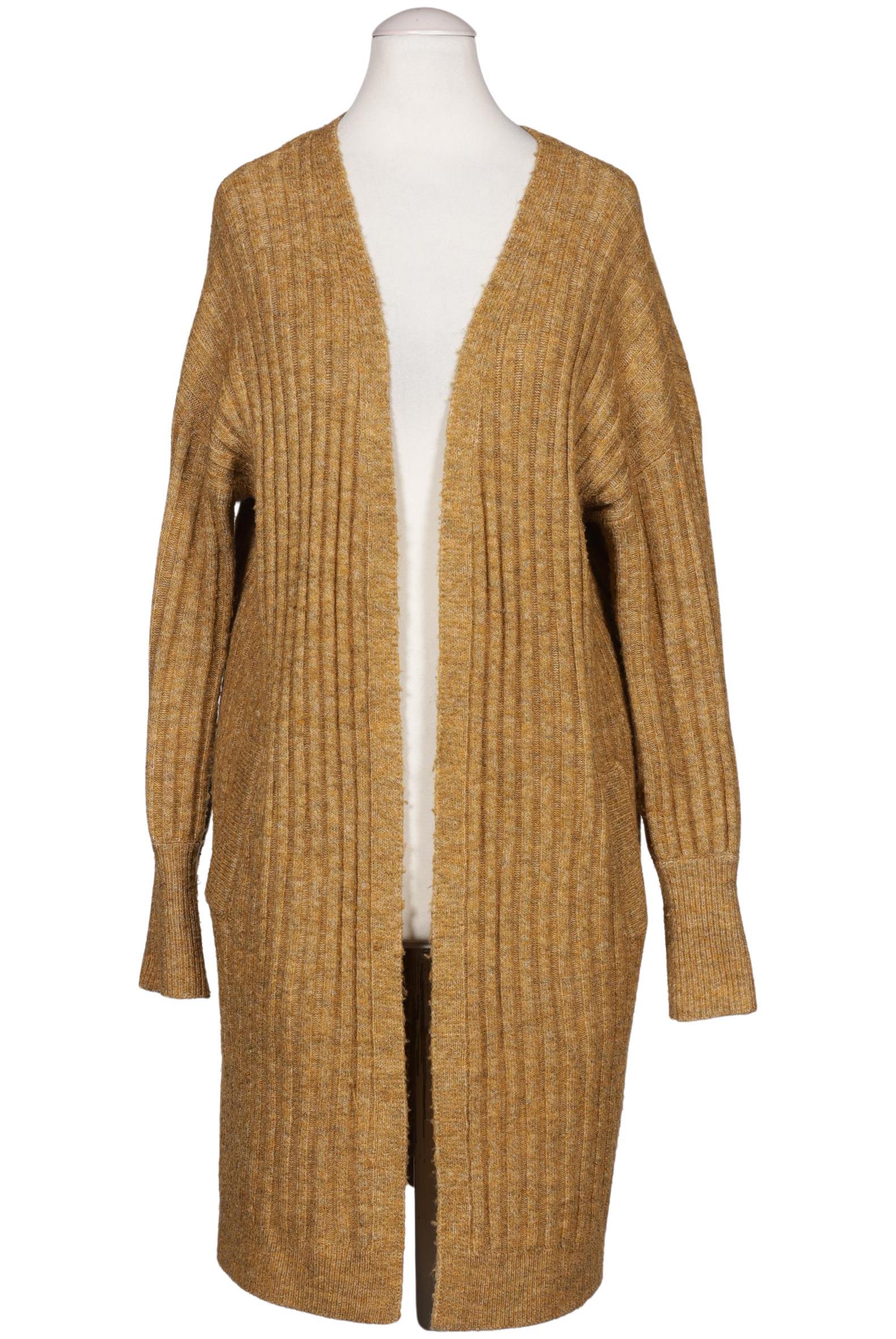 

pieces Damen Strickjacke, gelb, Gr. 36