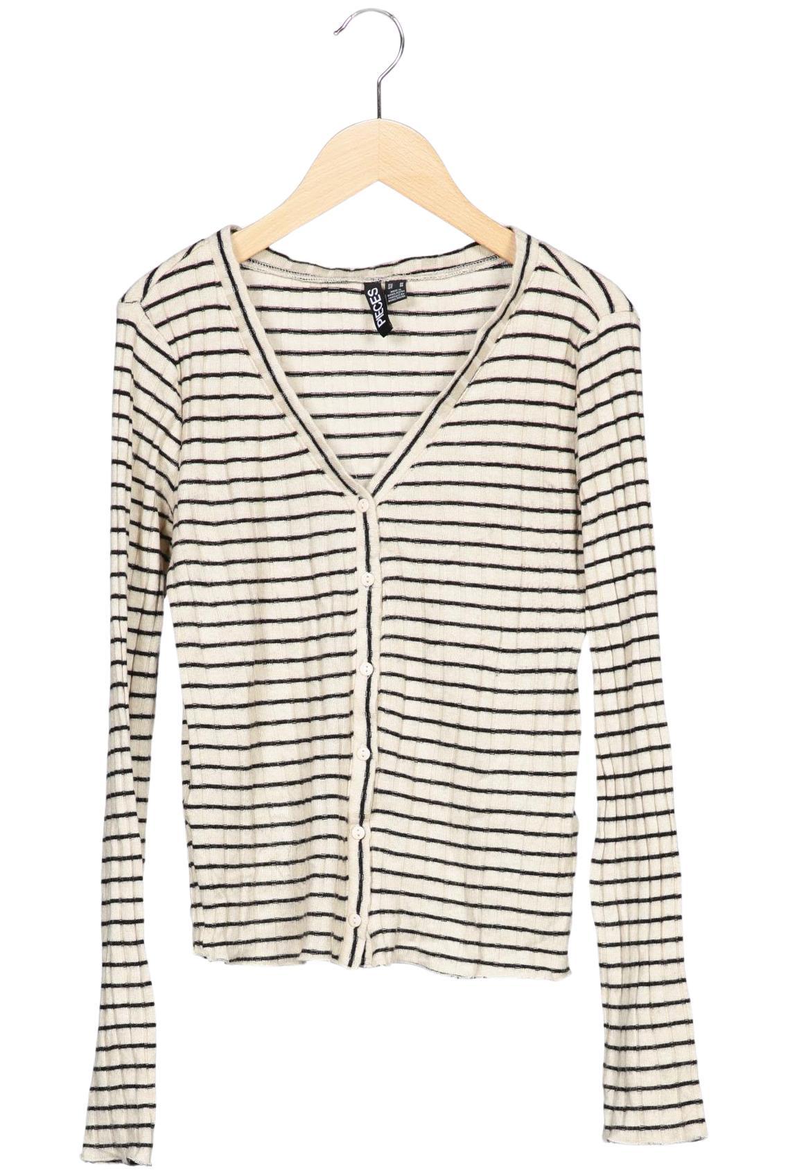 

pieces Damen Strickjacke, mehrfarbig, Gr. 38