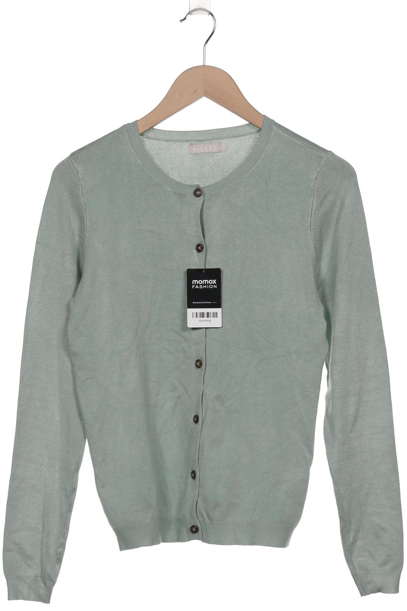 

pieces Damen Strickjacke, hellgrün, Gr. 36