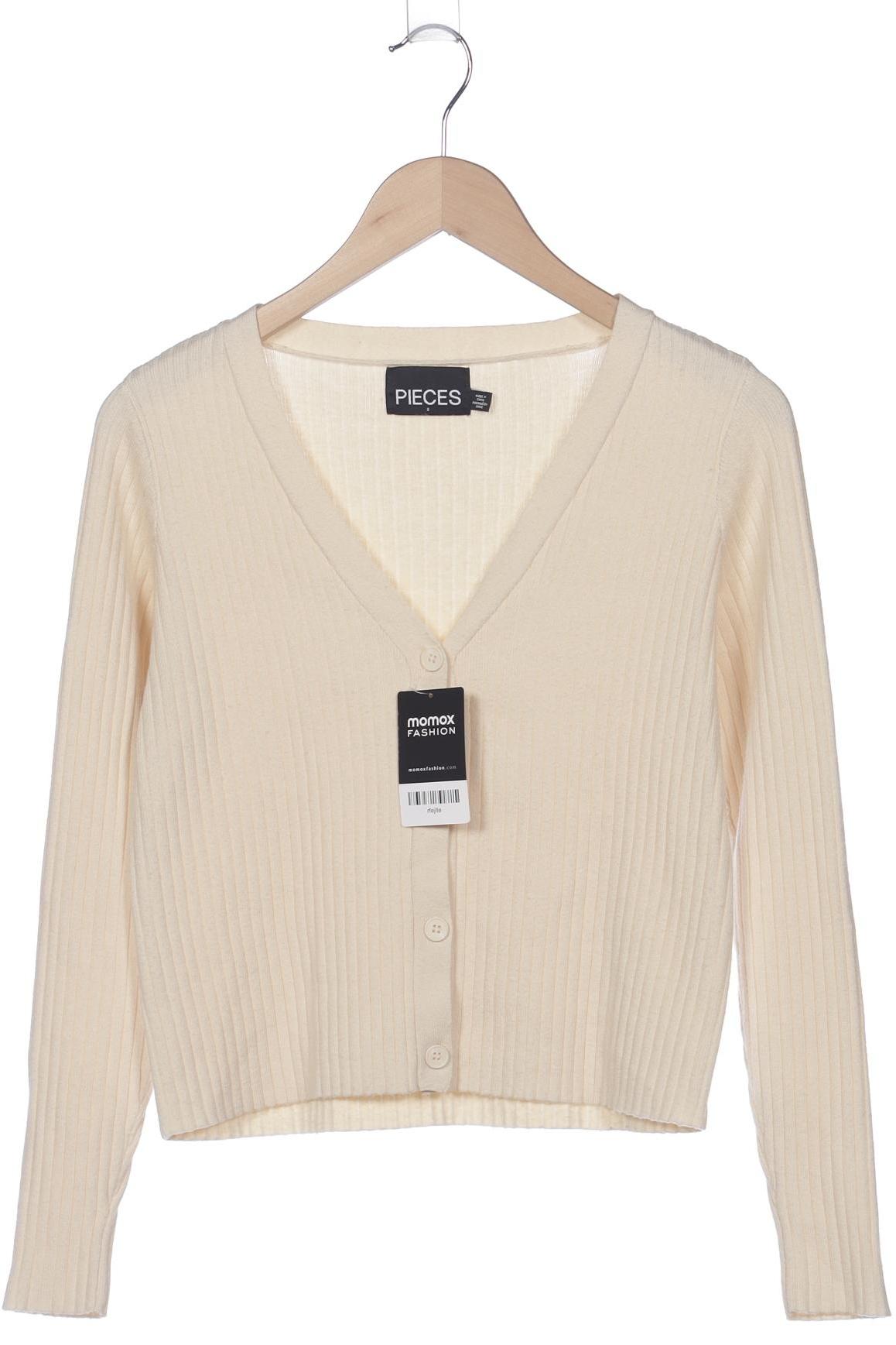 

pieces Damen Strickjacke, cremeweiß, Gr. 36