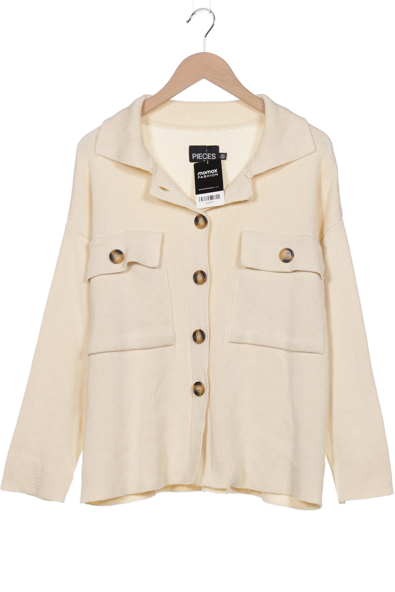 

pieces Damen Strickjacke, cremeweiß, Gr. 36