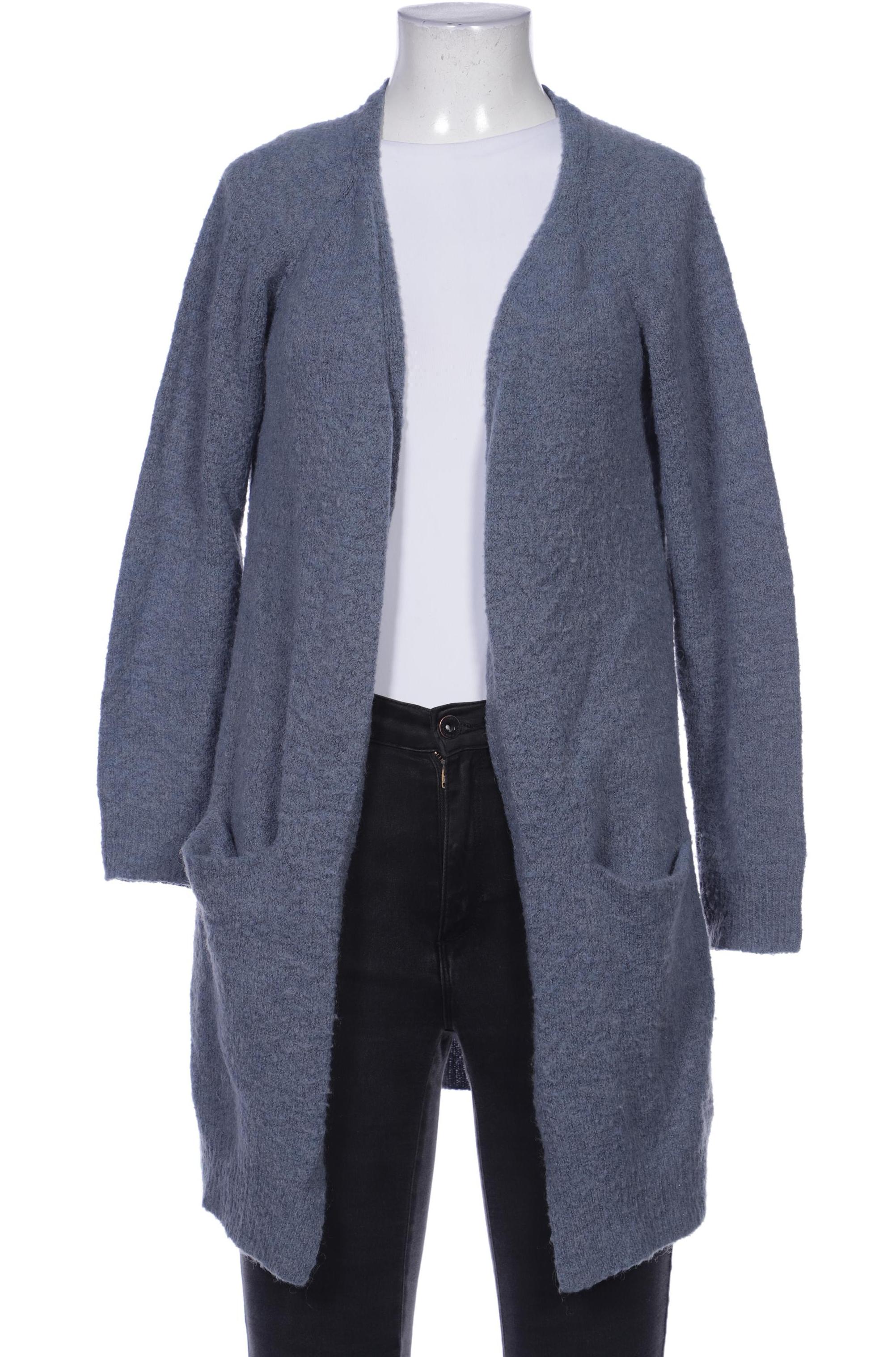 

pieces Damen Strickjacke, blau, Gr. 36