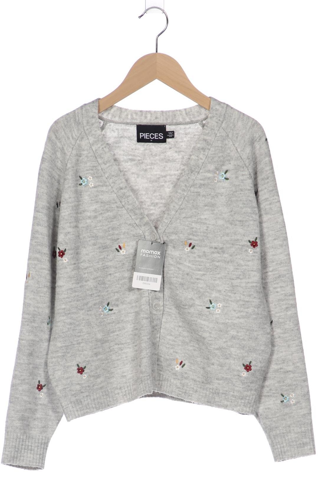 

pieces Damen Strickjacke, grau, Gr. 38