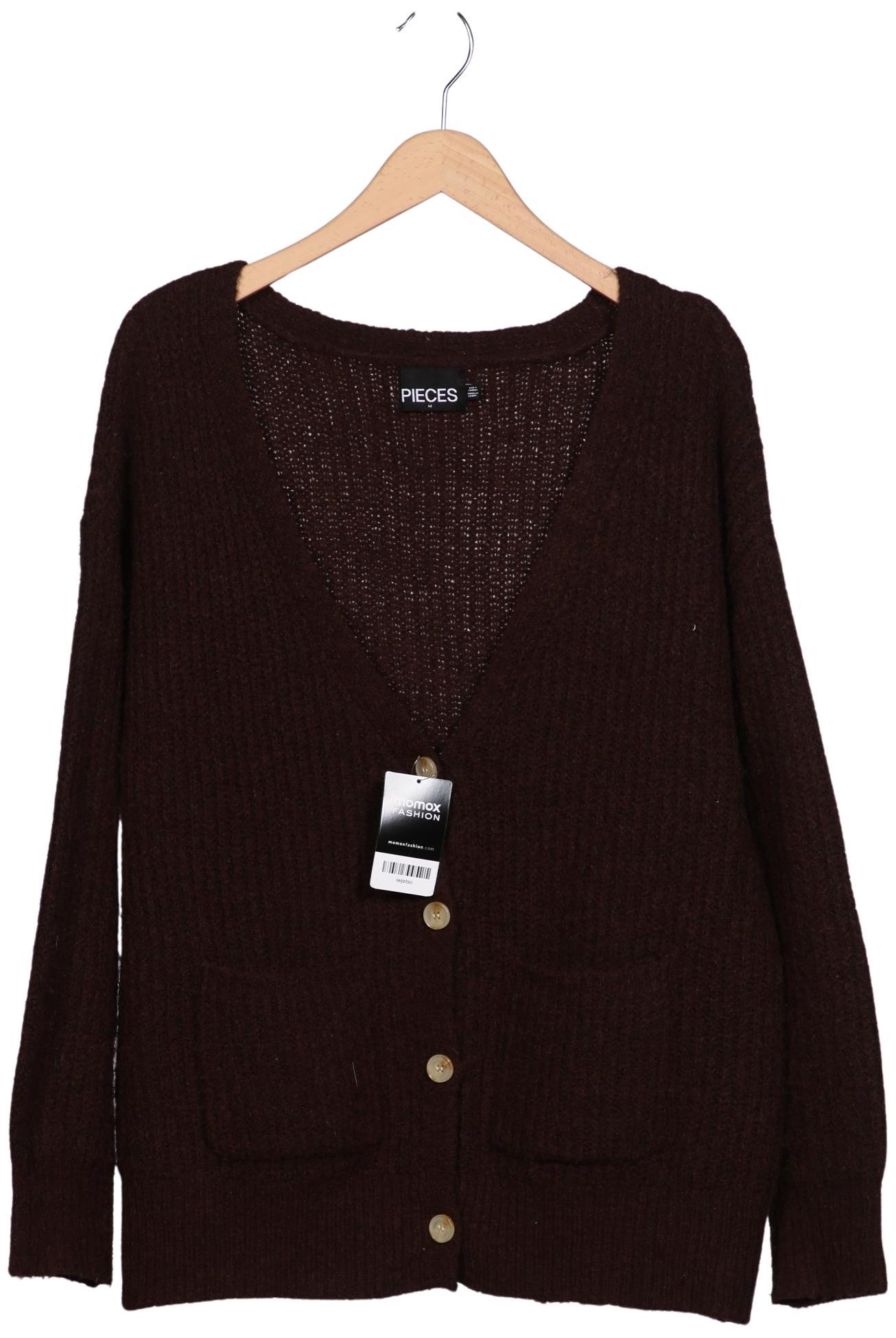 

pieces Damen Strickjacke, braun, Gr. 38