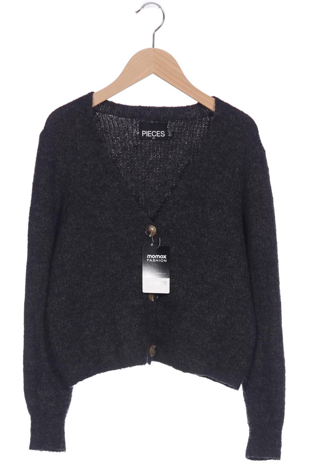 

pieces Damen Strickjacke, grau, Gr. 34