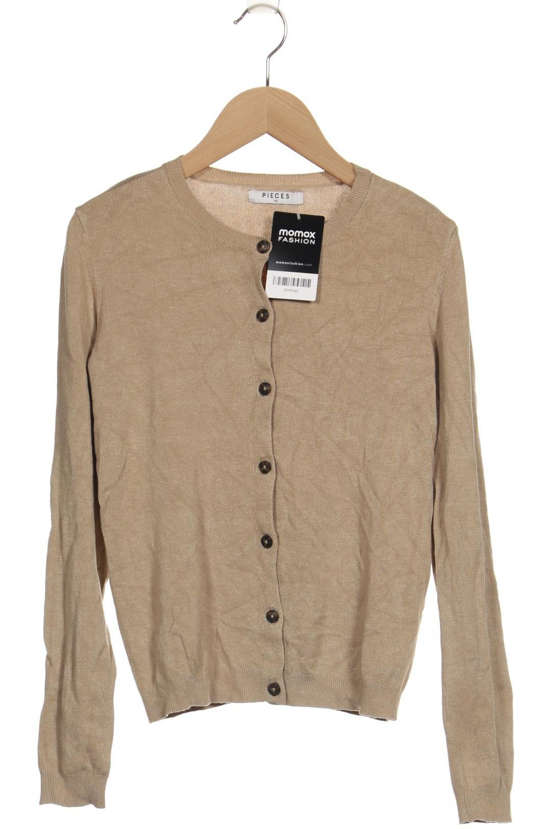 

pieces Damen Strickjacke, beige, Gr. 34