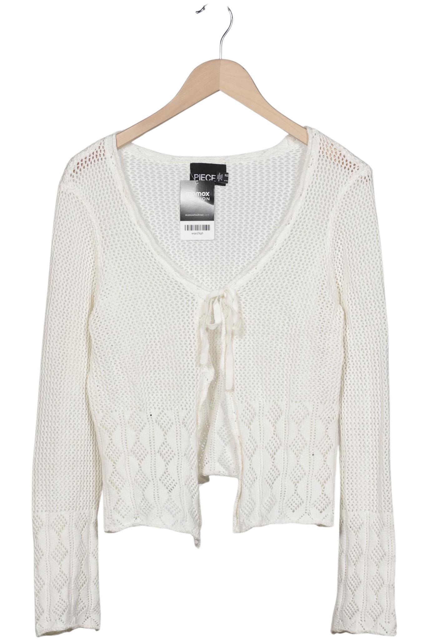 

pieces Damen Strickjacke, cremeweiß, Gr. 36