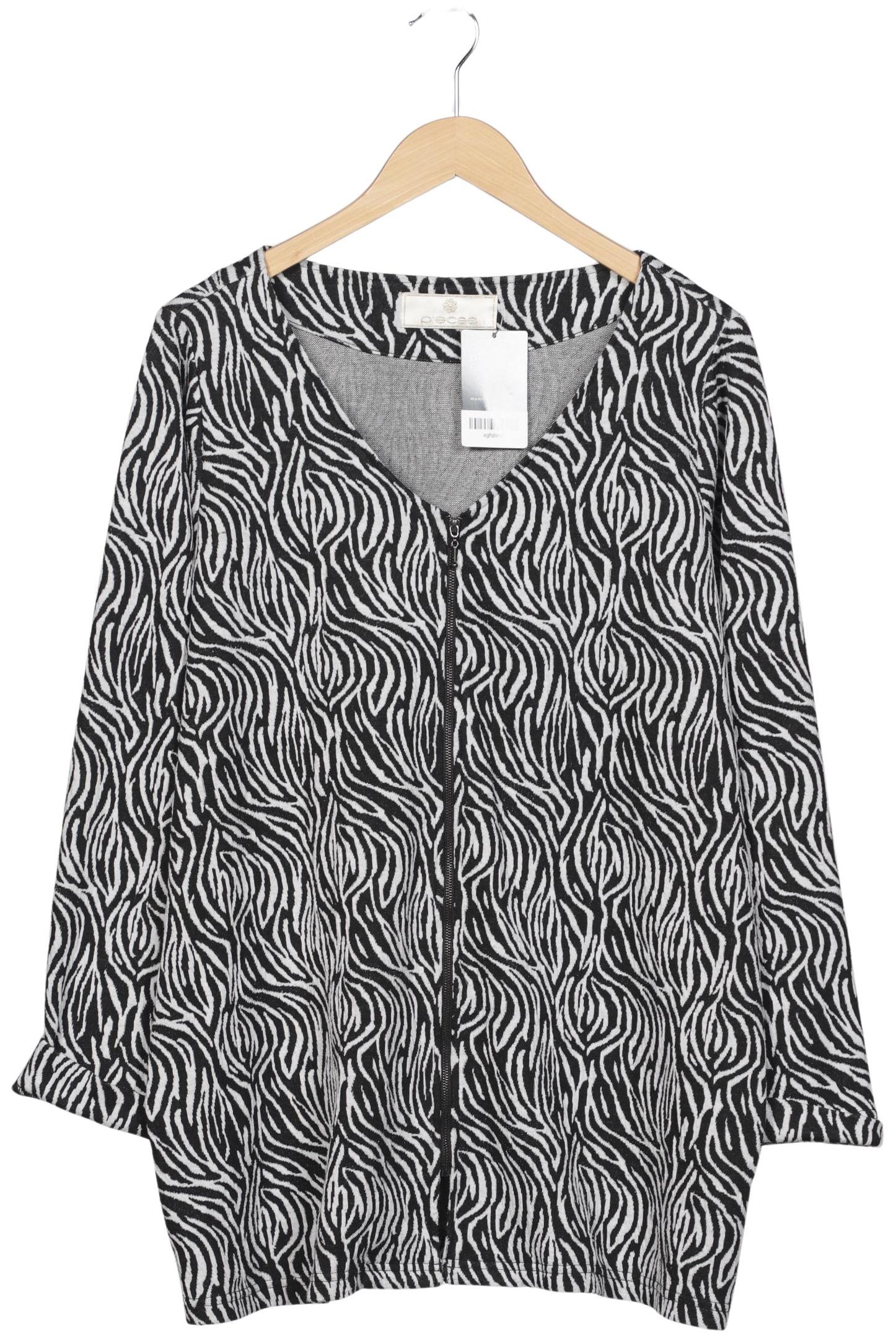 

pieces Damen Strickjacke, mehrfarbig, Gr. 36