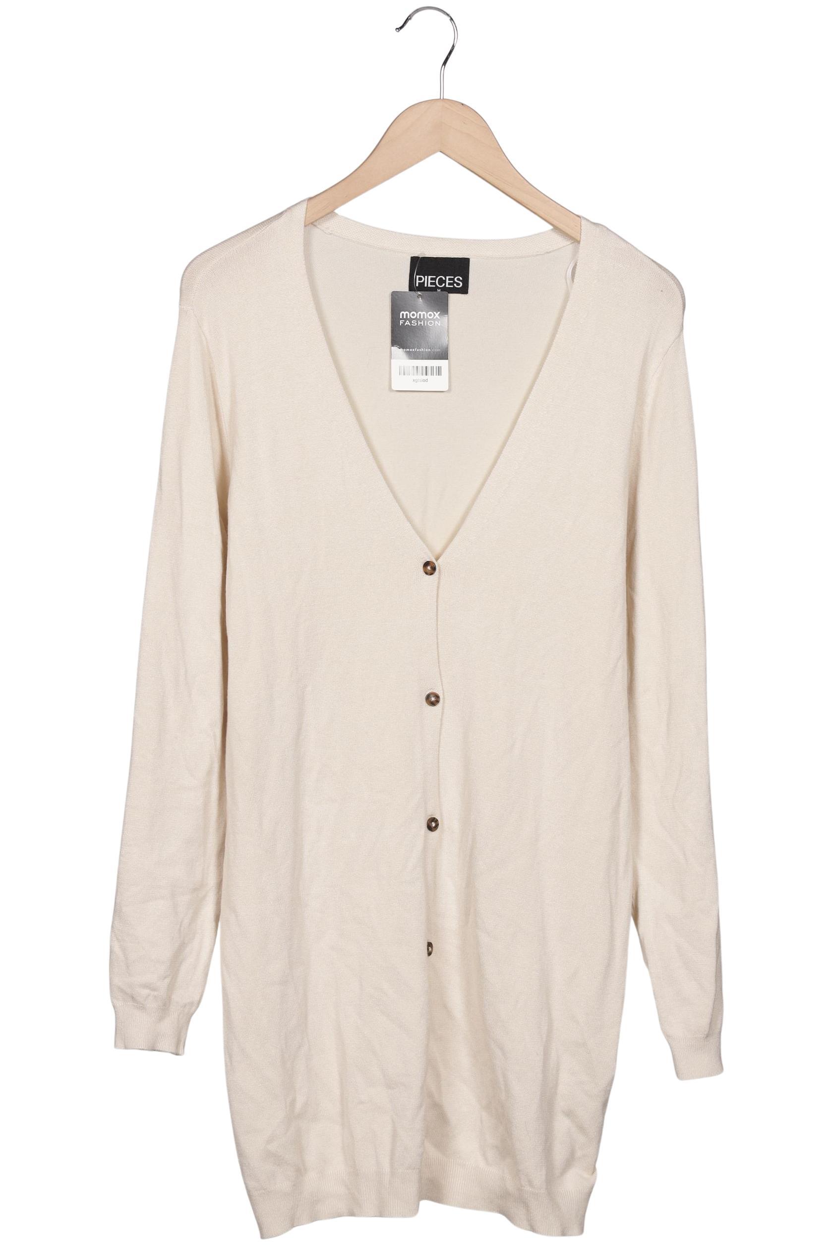 

pieces Damen Strickjacke, cremeweiß, Gr. 38