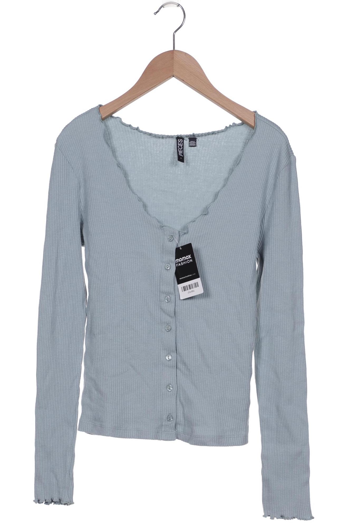 

pieces Damen Strickjacke, blau