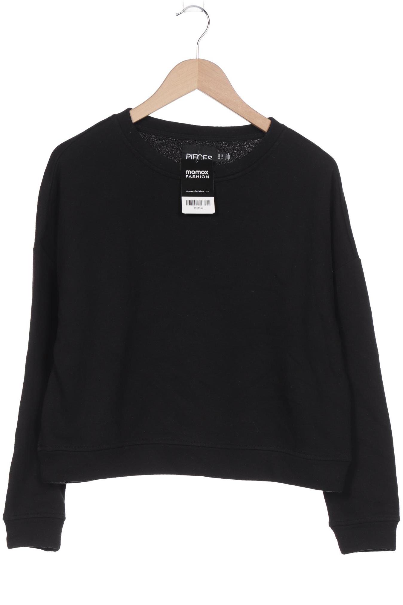 

pieces Damen Sweatshirt, schwarz