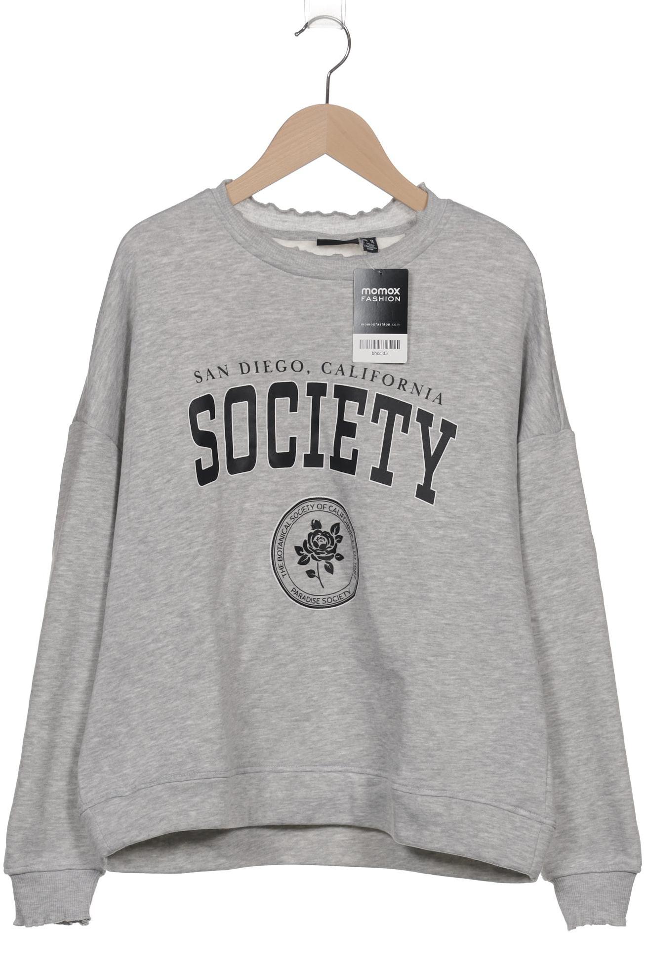 

pieces Damen Sweatshirt, grau, Gr. 34