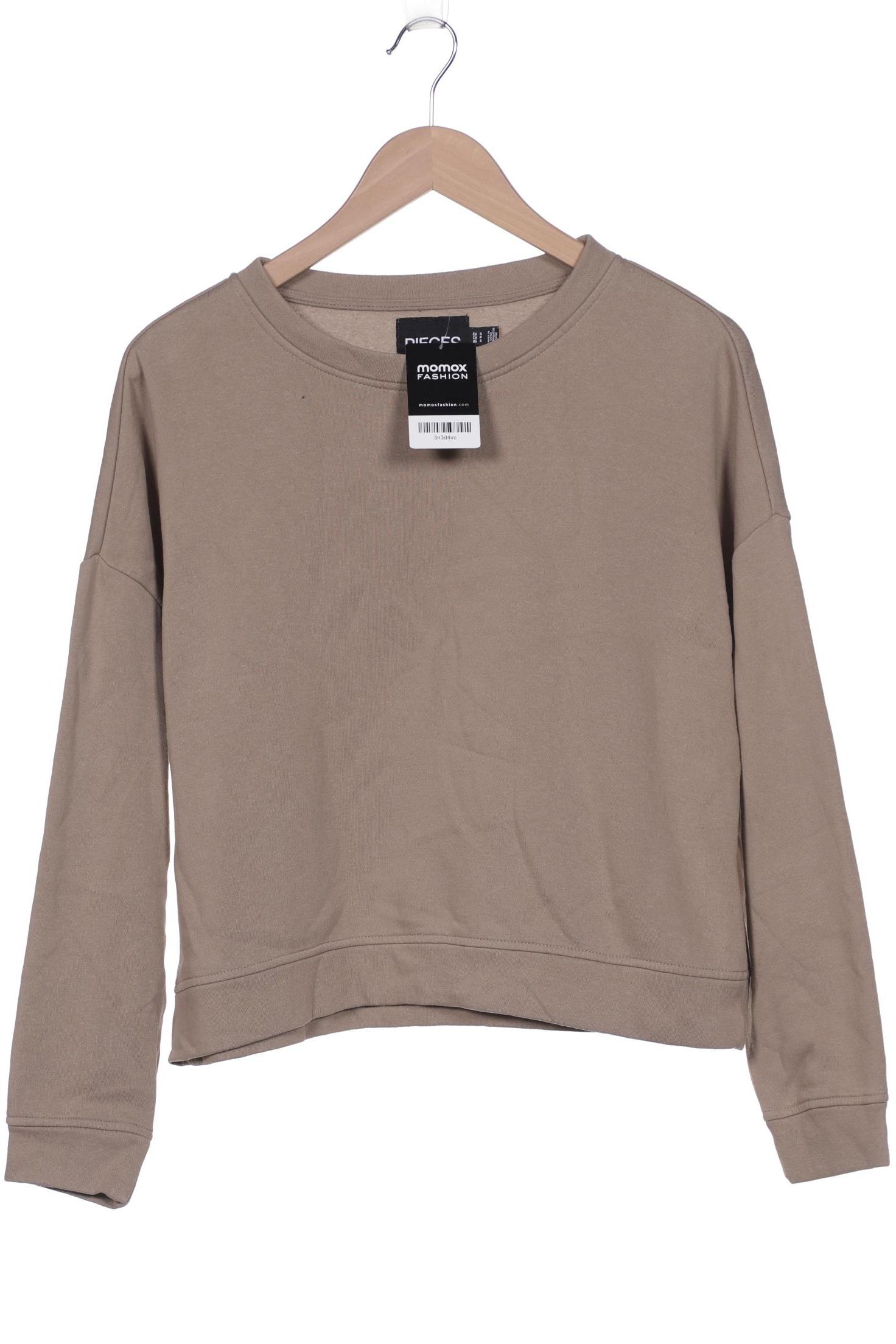 

pieces Damen Sweatshirt, beige, Gr. 36