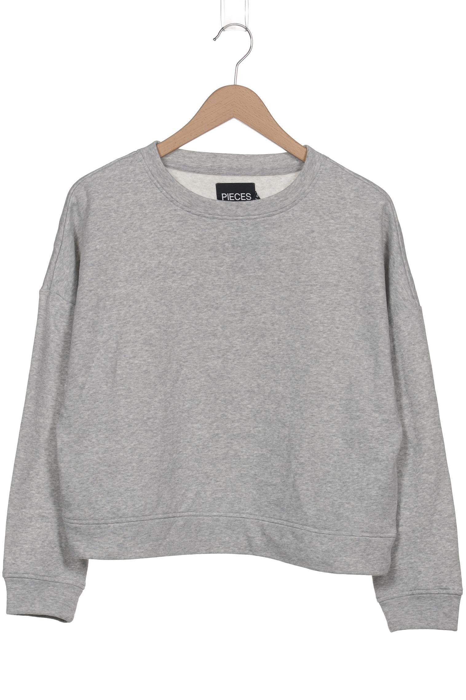 

pieces Damen Sweatshirt, grau, Gr. 38