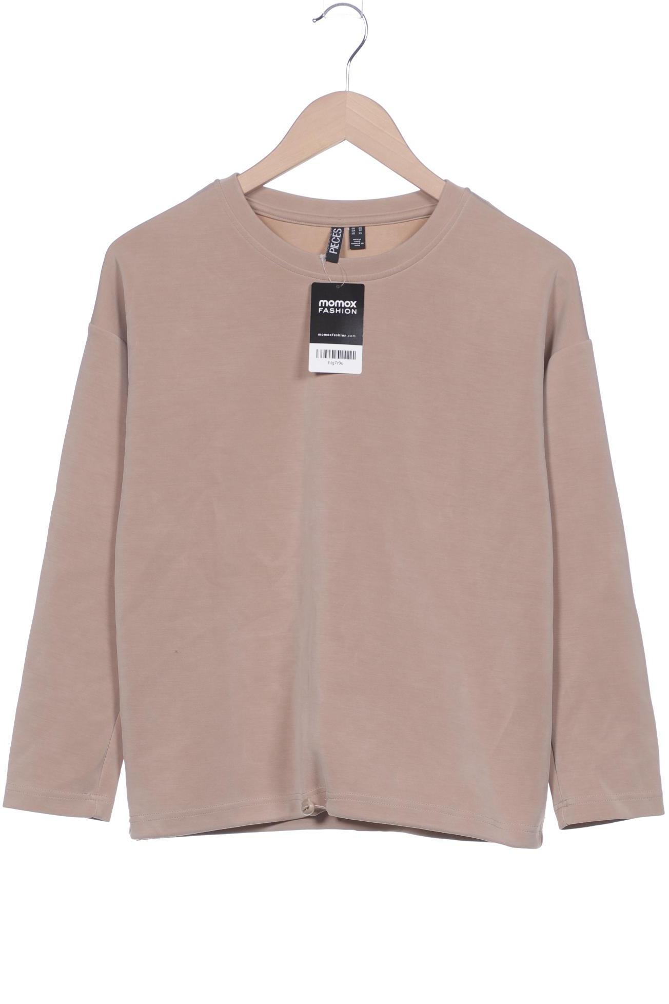 

pieces Damen Sweatshirt, beige, Gr. 34