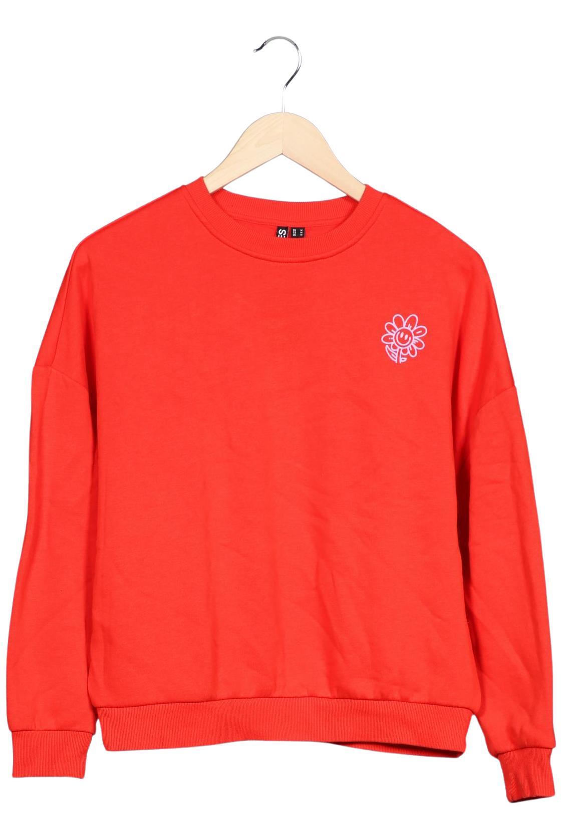 

pieces Damen Sweatshirt, rot, Gr. 38