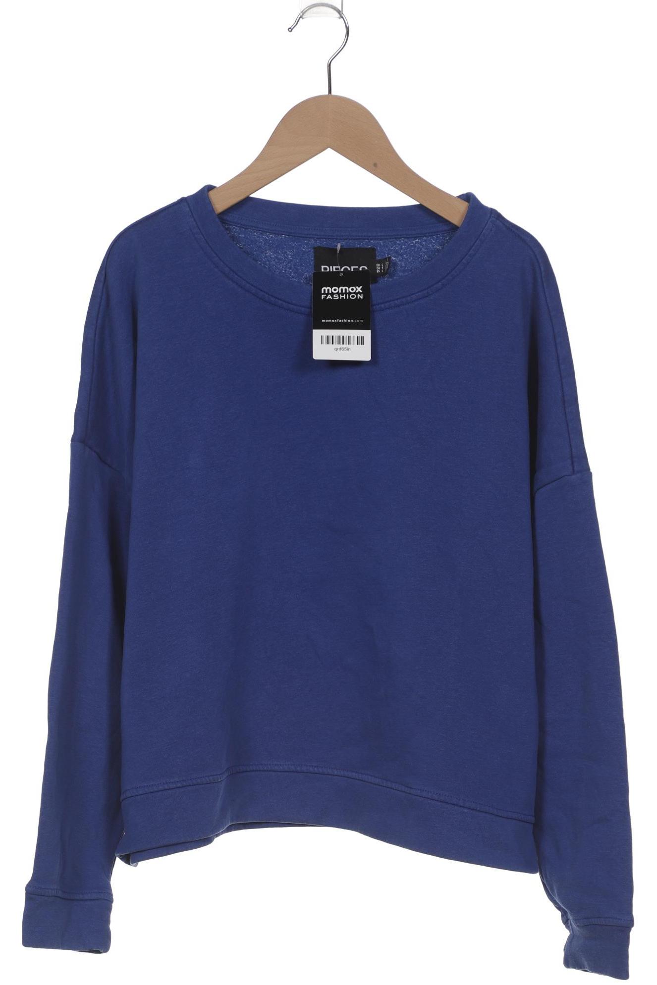 

pieces Damen Sweatshirt, blau, Gr. 42
