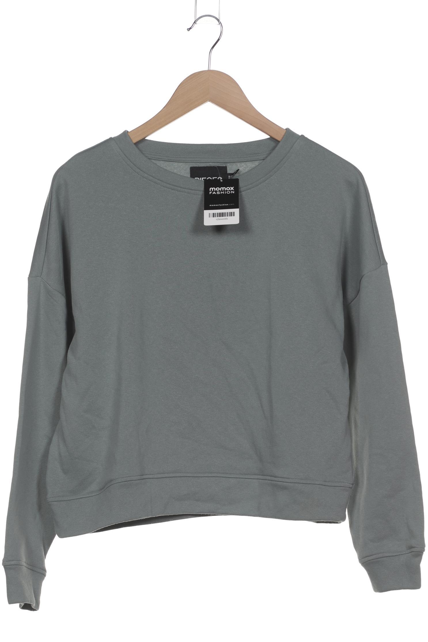 

pieces Damen Sweatshirt, grün, Gr. 34