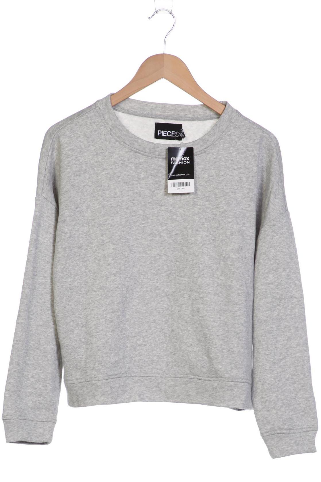 

pieces Damen Sweatshirt, grau, Gr. 36